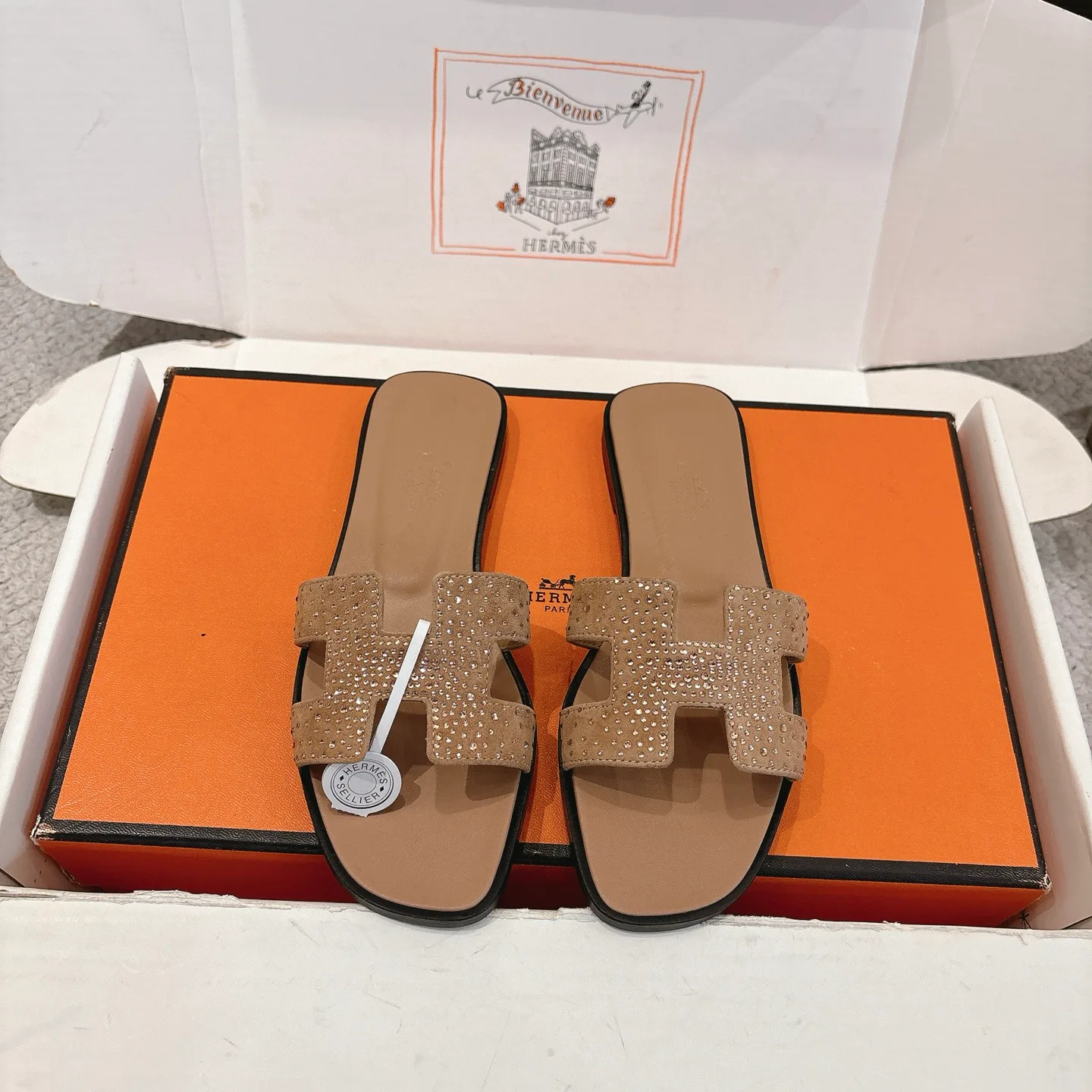 Шлепанцы Женские Hermes 11245952