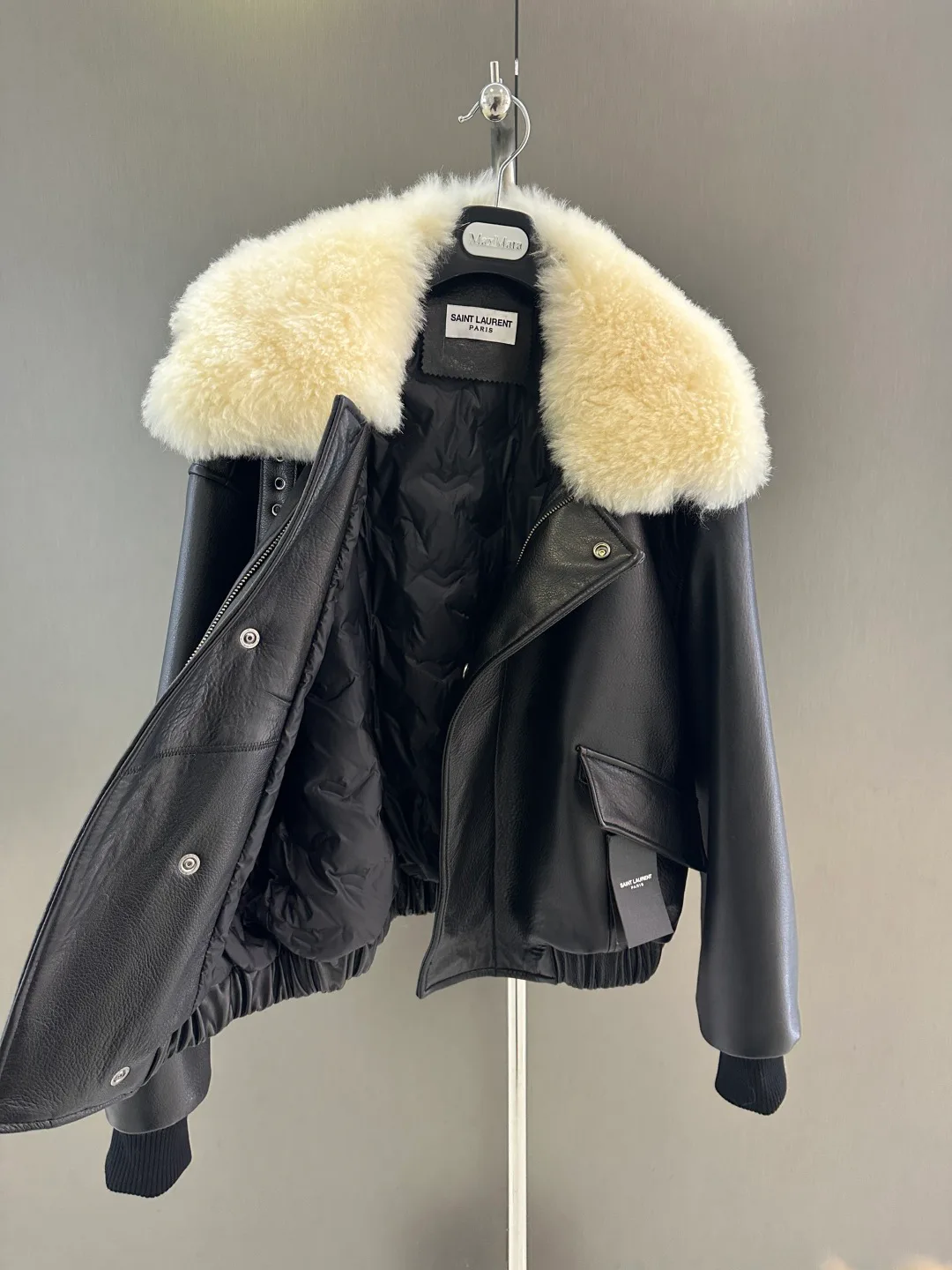 Кожаные Куртки И Дублёнки Мужские Saint Laurent 1322747