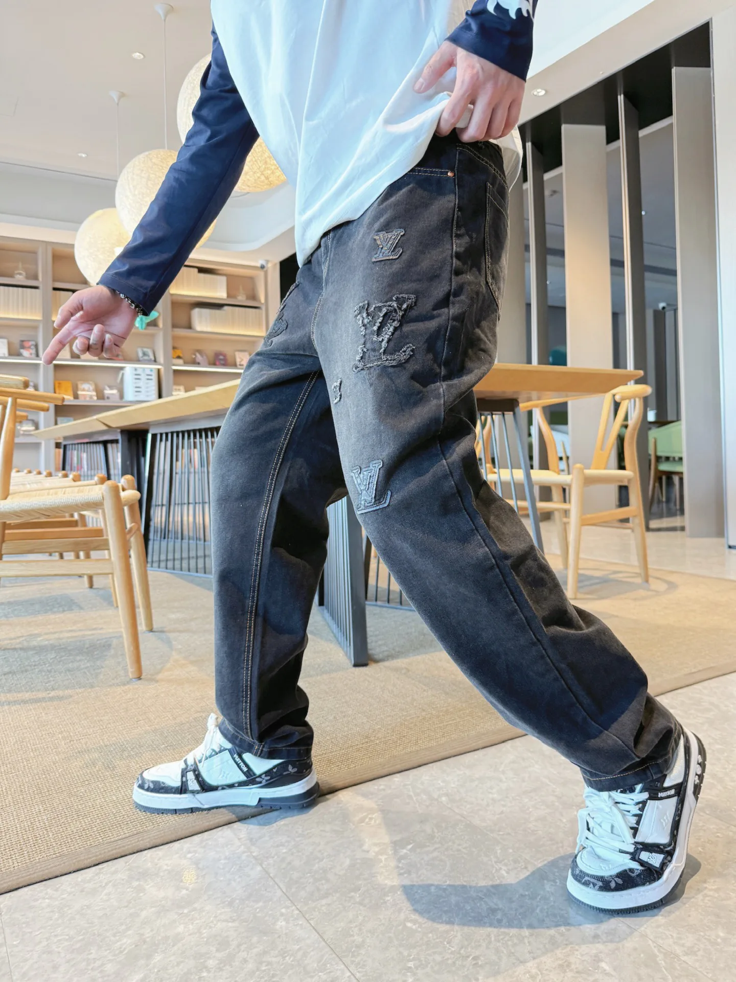 Джинсы Мужские Louis Vuitton 13538162