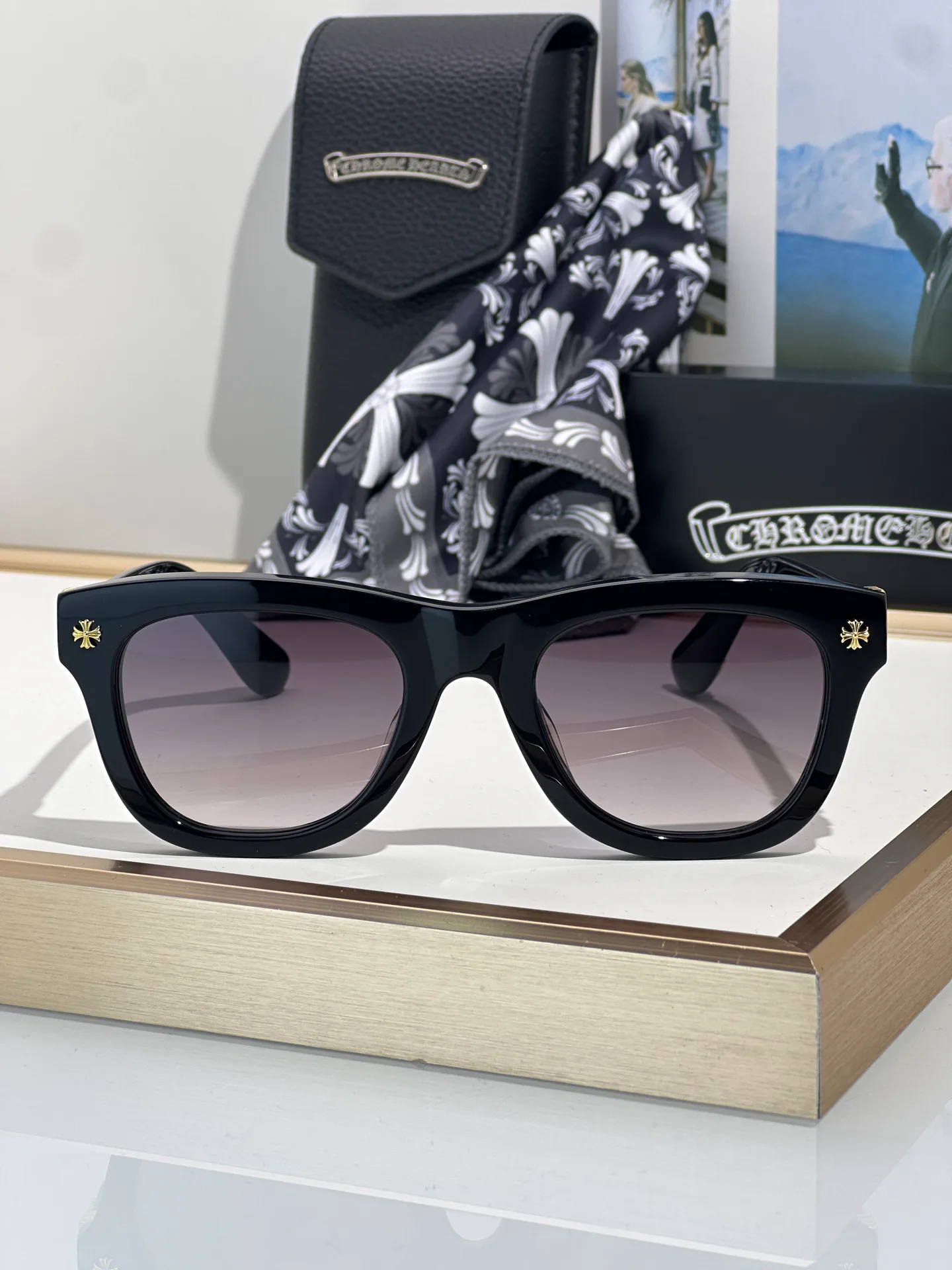 Очки Chrome Hearts 3033980