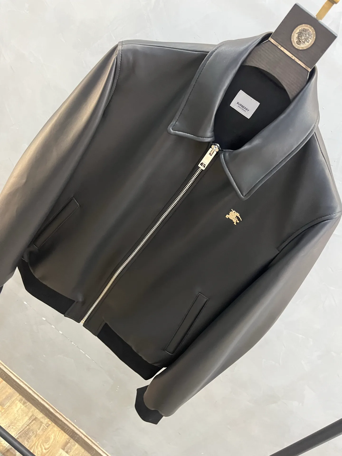 Кожаные Куртки И Дублёнки Мужские Burberry 13510683