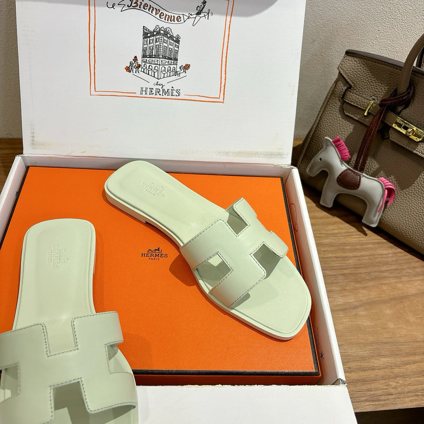 Шлепанцы Женские Hermes 396982