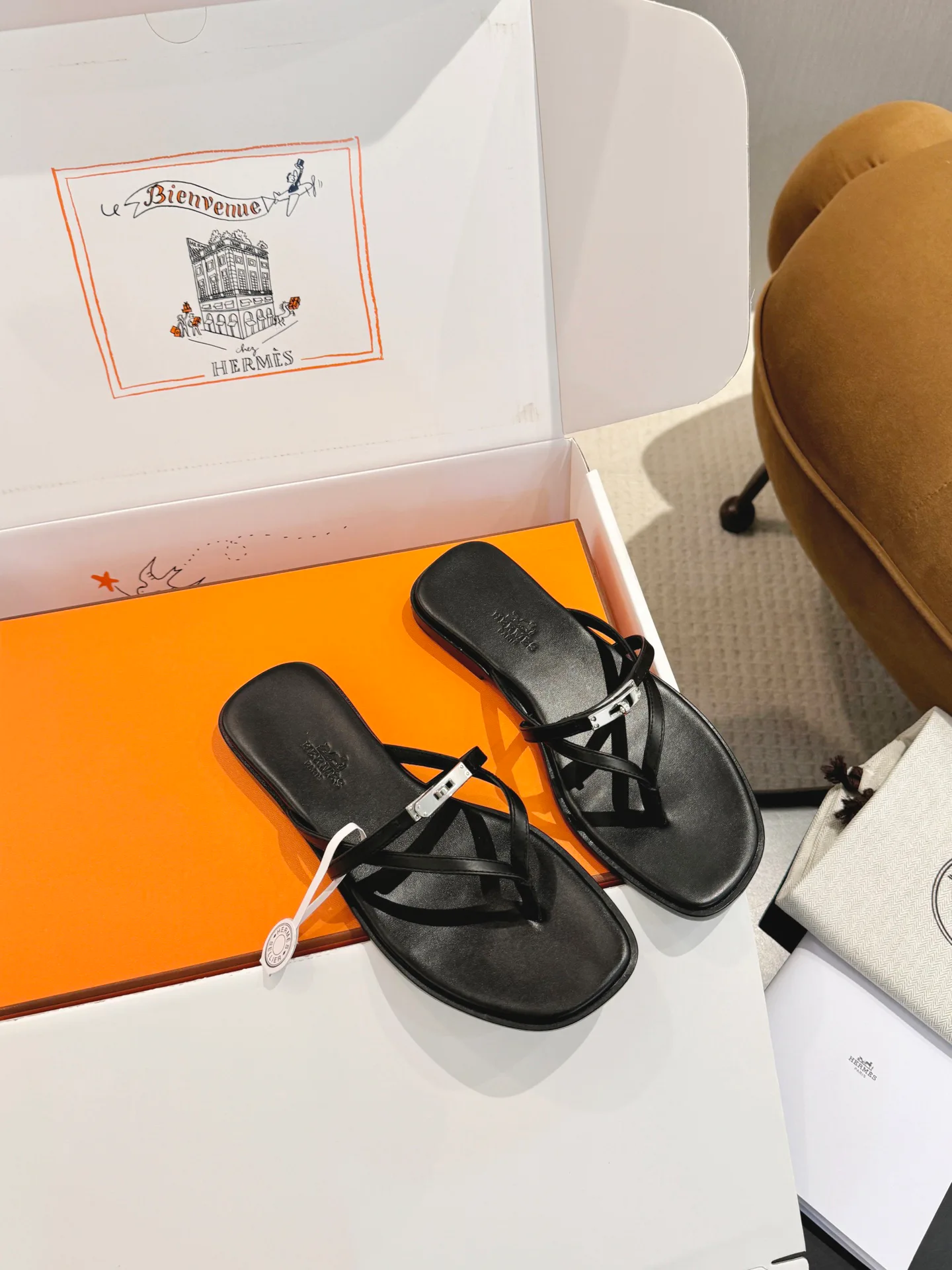 Шлепанцы Женские Hermes 11508158