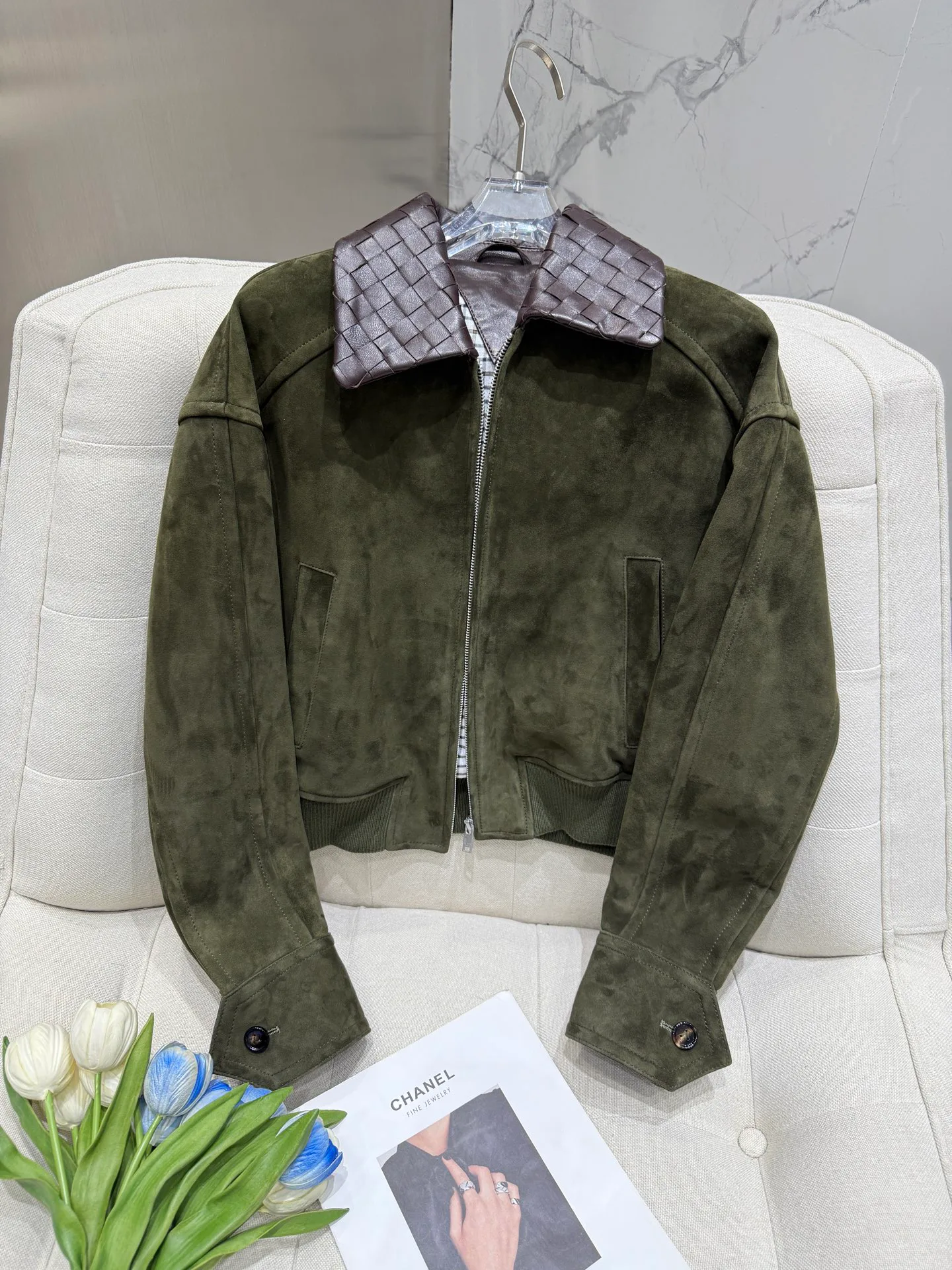 Кожаные Куртки И Дублёнки Женские Bottega Veneta 11598143