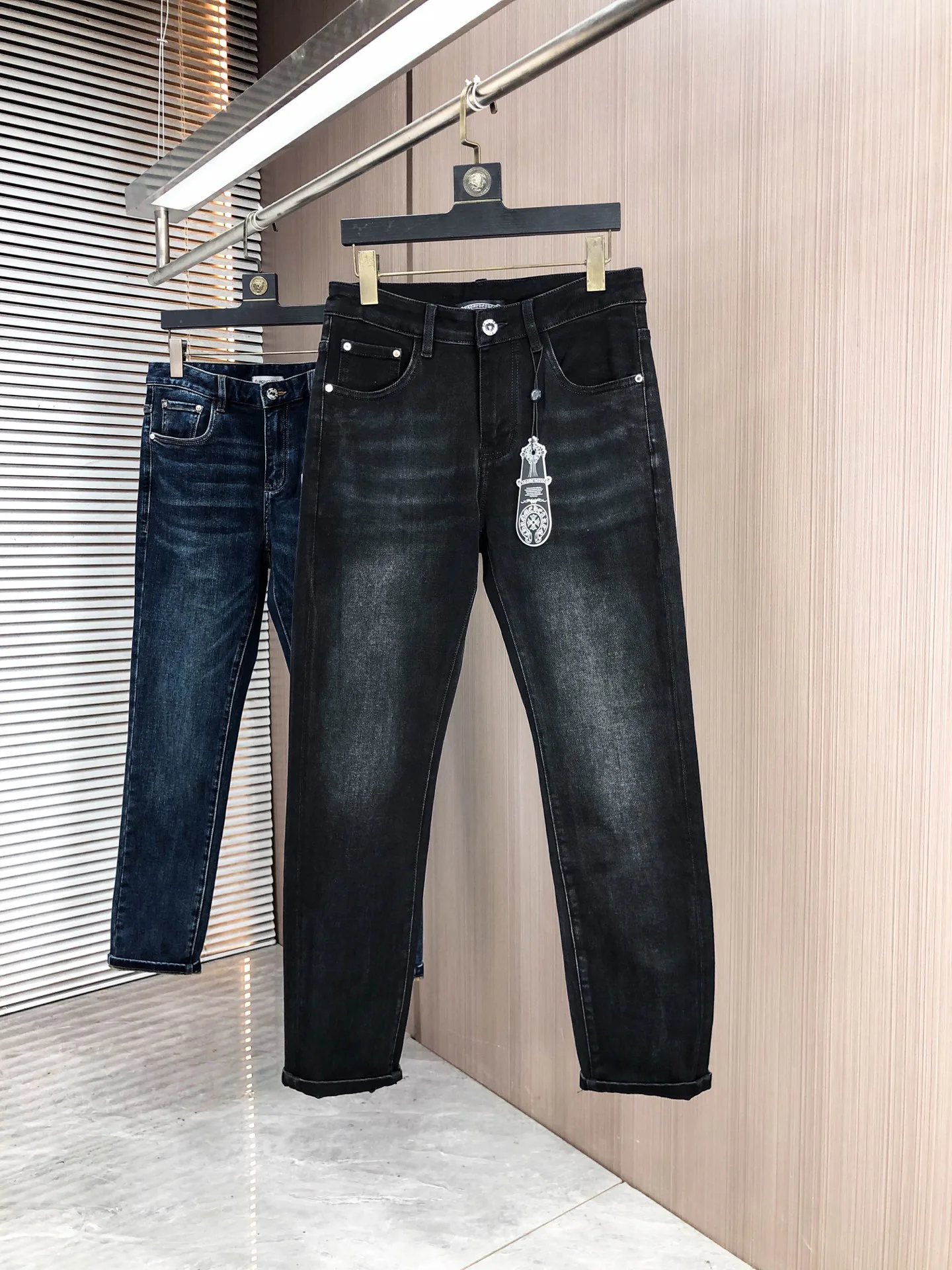 Джинсы Мужские Chrome Hearts 1283761