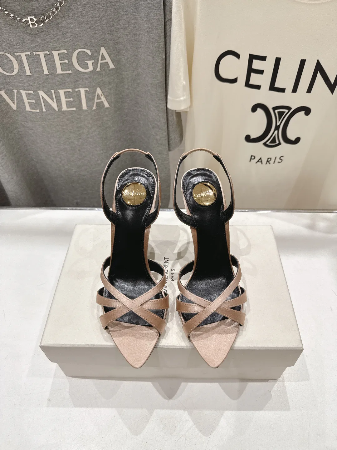 Босоножки Женские Saint Laurent 11623312