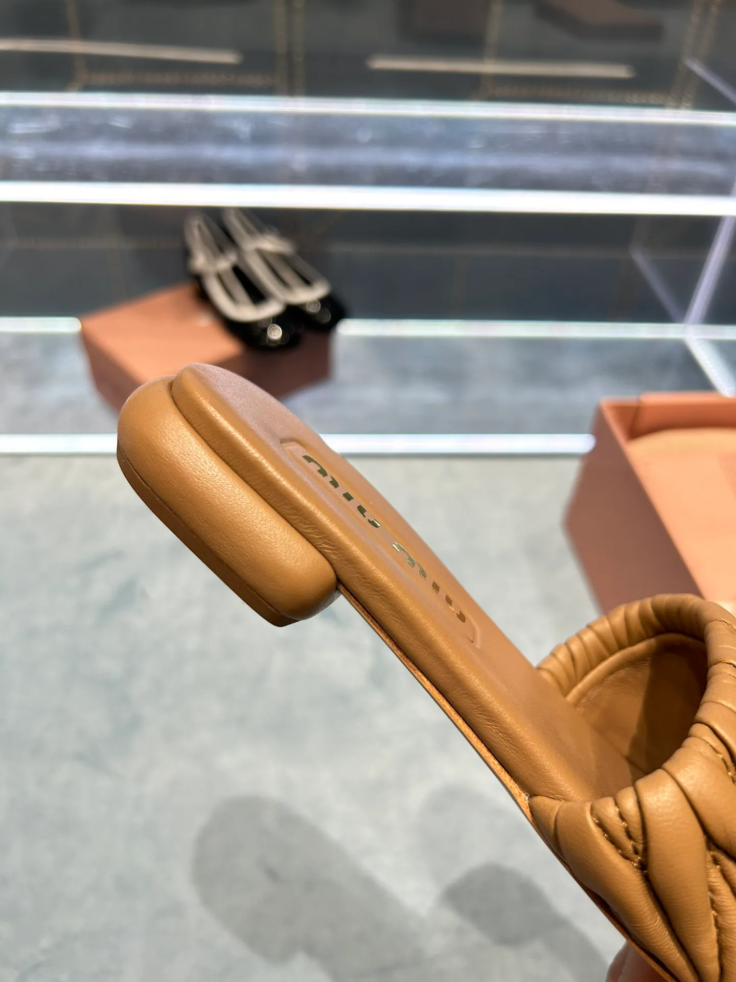 Шлепанцы Женские Miu Miu 33691