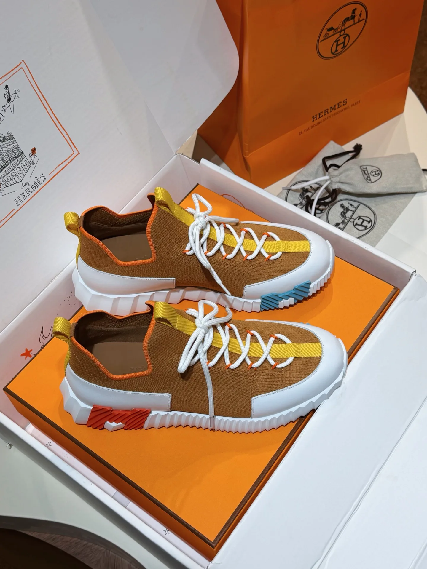 Кроссовки Женские Hermes 554603