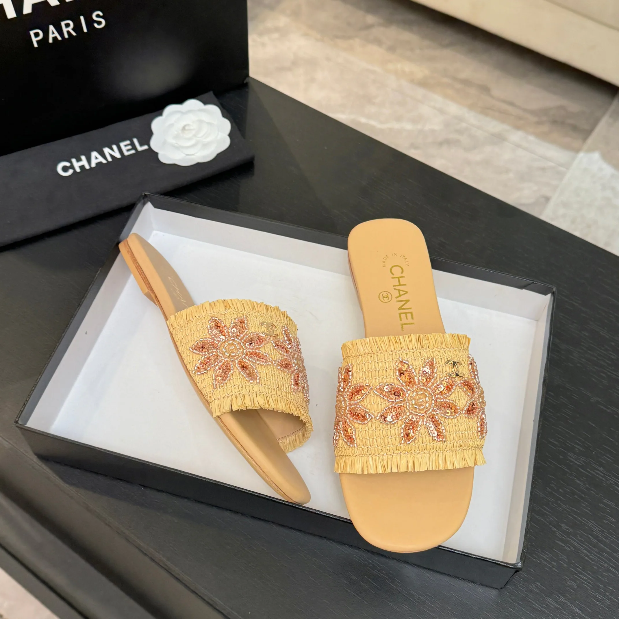 Шлепанцы Женские Chanel 587154