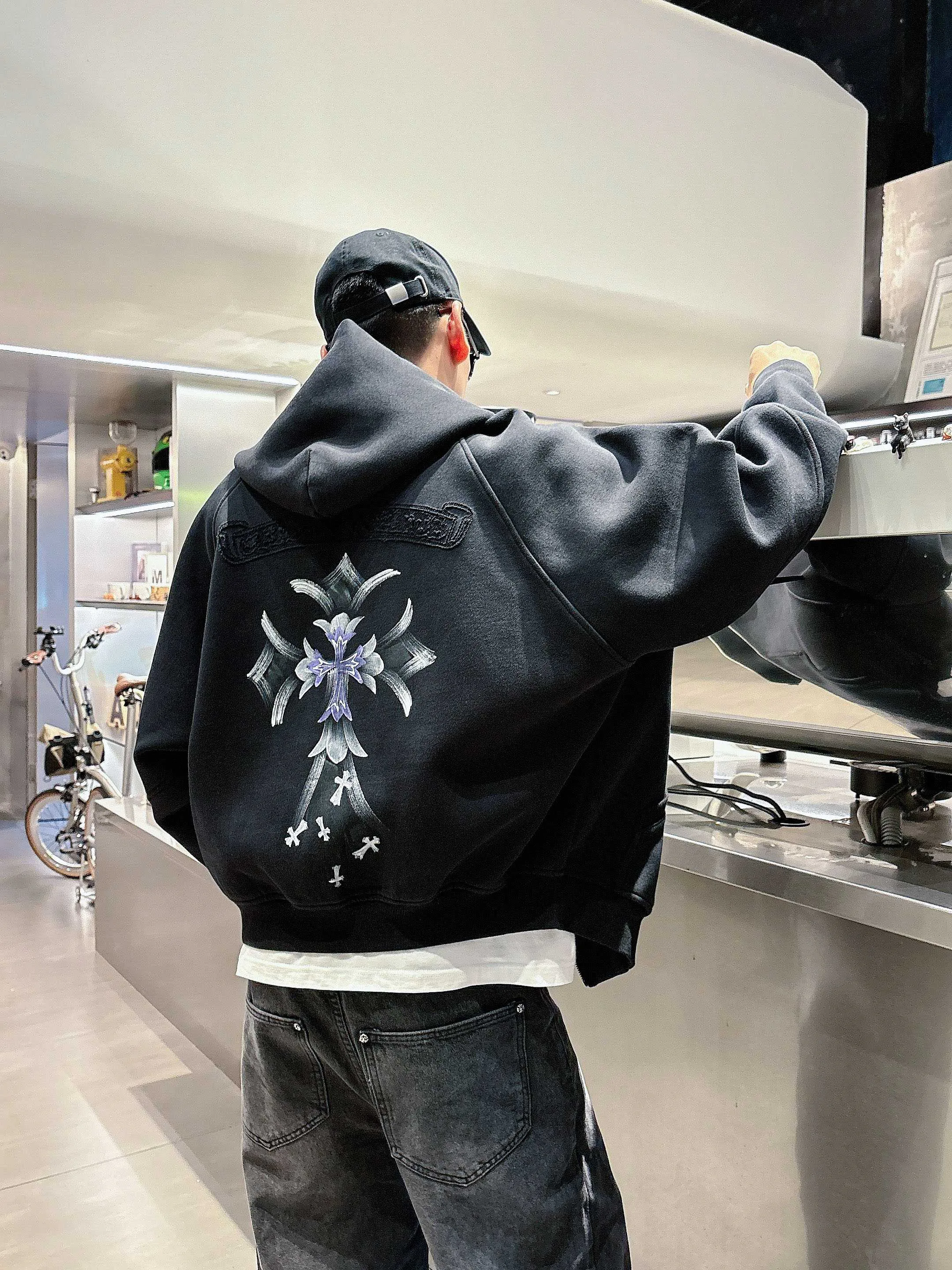 Свитшоты И Худи Мужские Chrome Hearts 114457