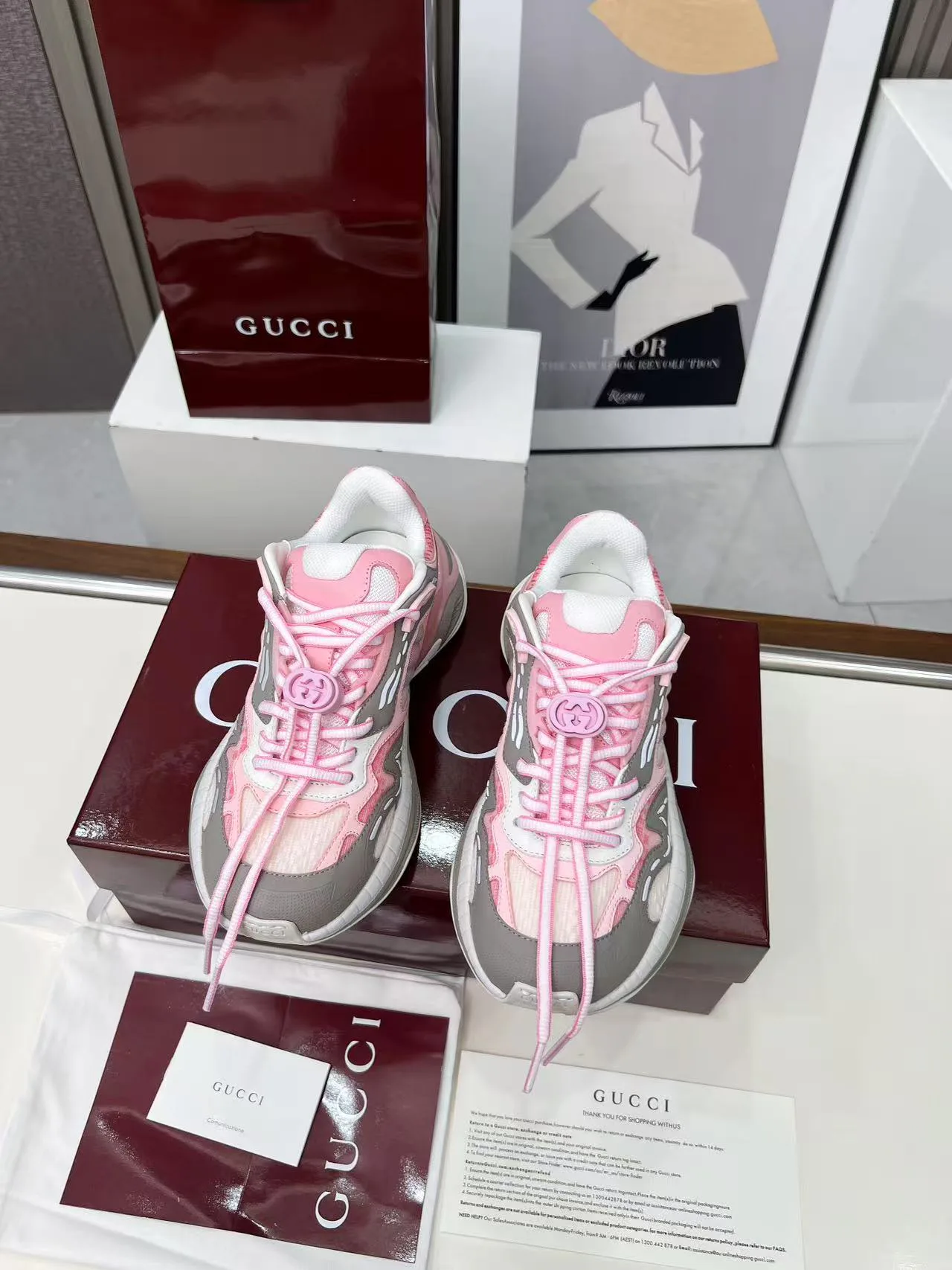 Кроссовки Женские Gucci 46011