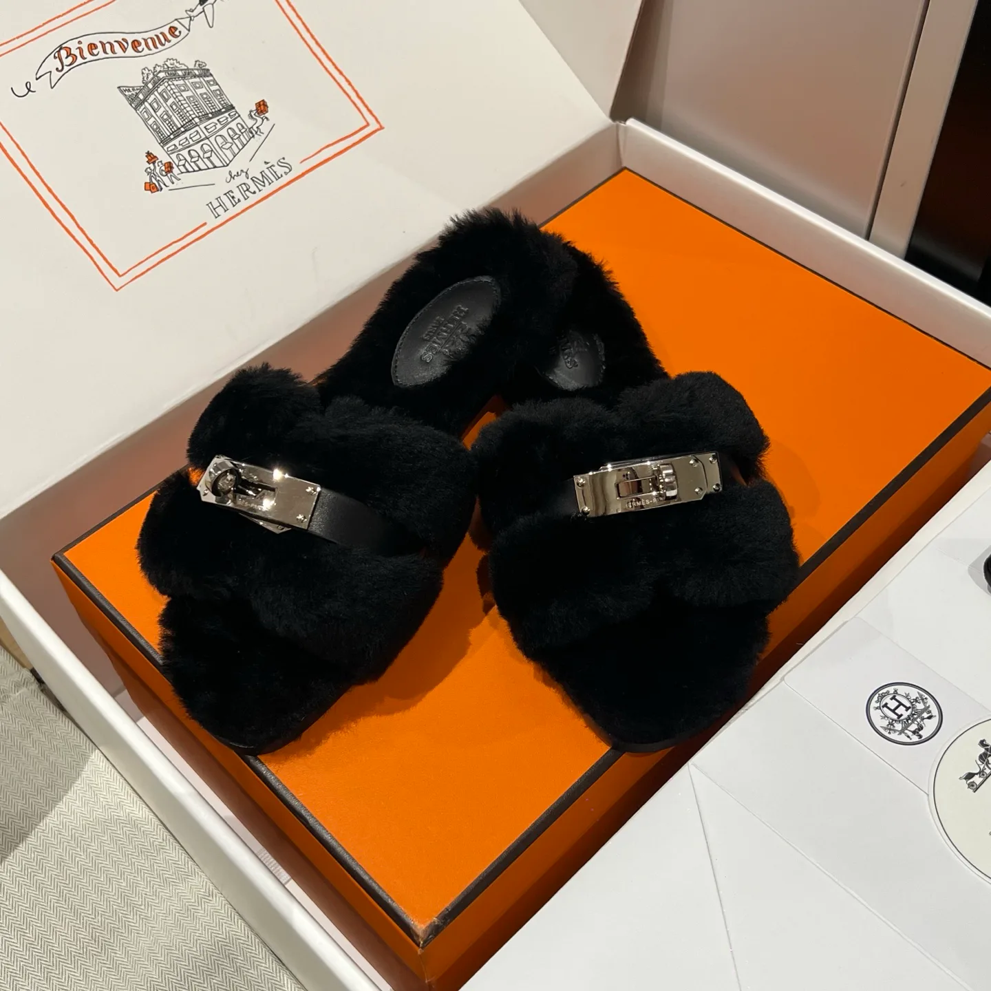 Тапочки Женские Hermes 584173