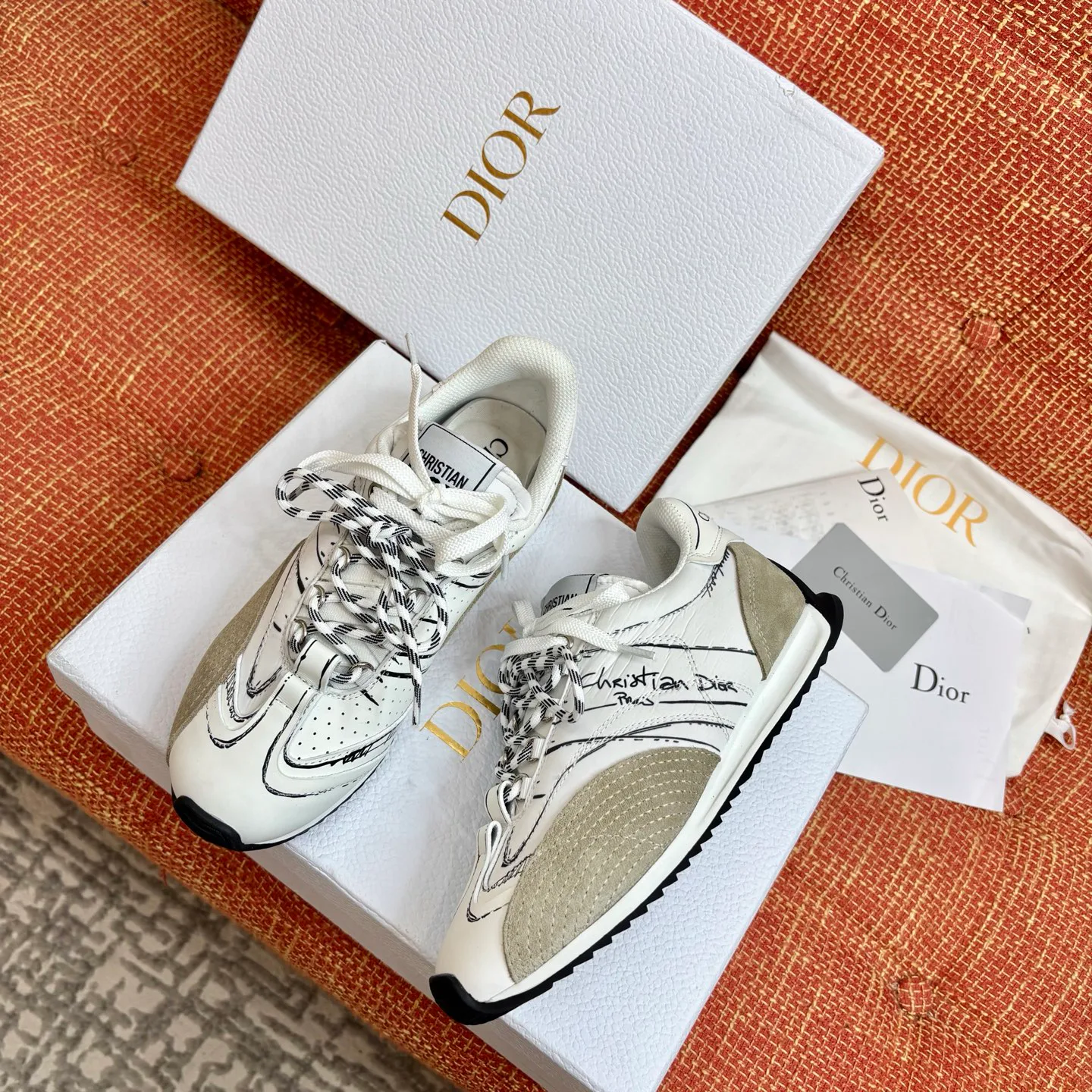 Кроссовки Женские Christian Dior 15283