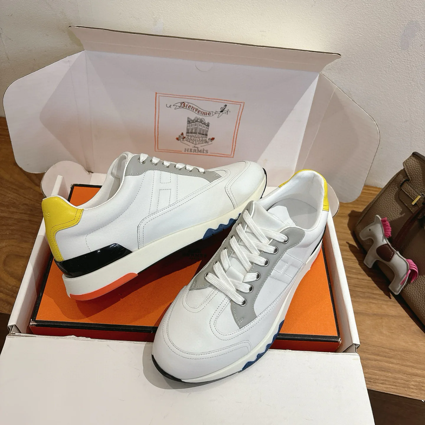 Кроссовки Мужские Hermes 1175799