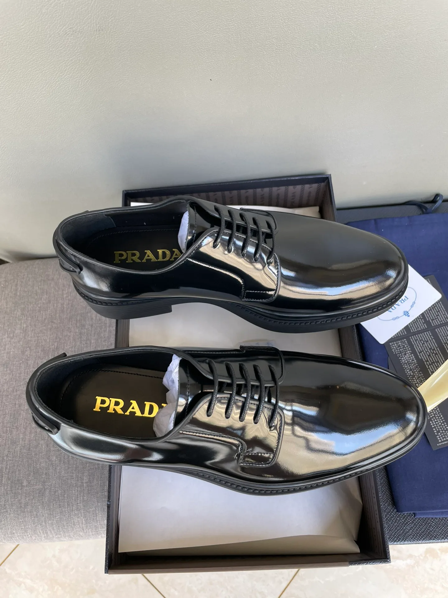Лоферы Мужские Prada 358100