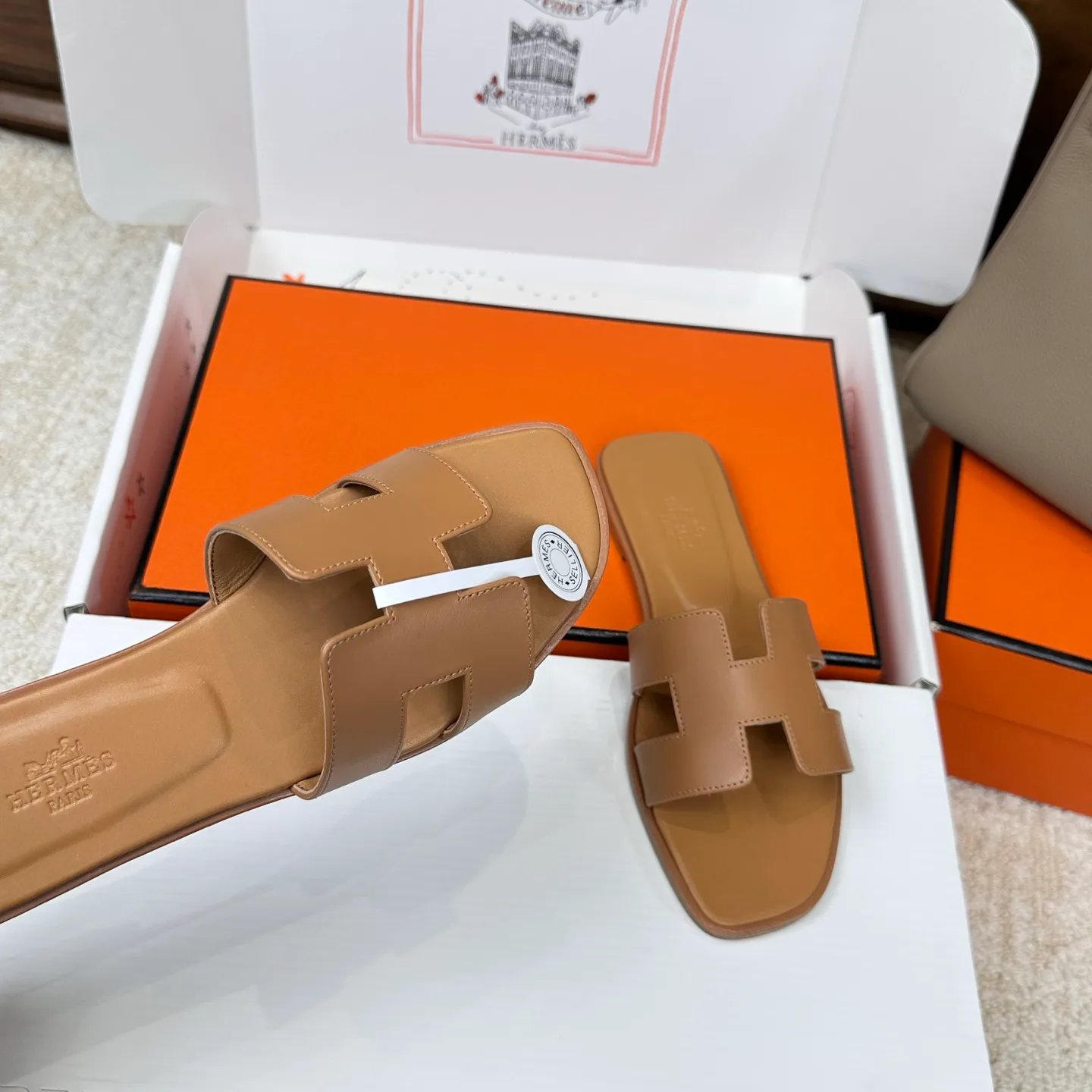 Шлепанцы Женские Hermes 3043264