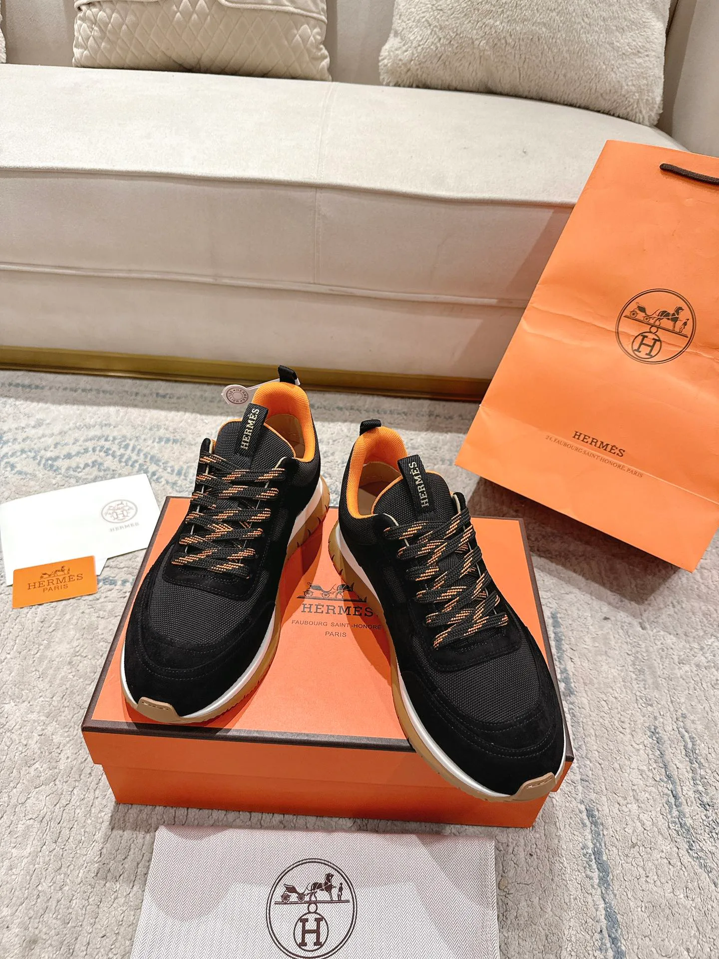 Кроссовки Мужские Hermes 12874758