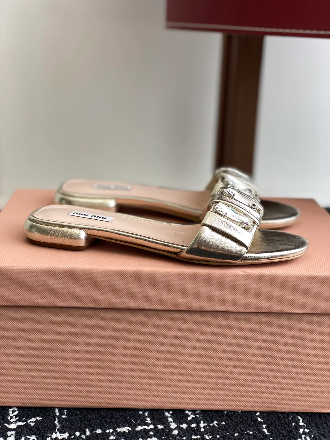 Шлепанцы Женские Miu Miu 19668