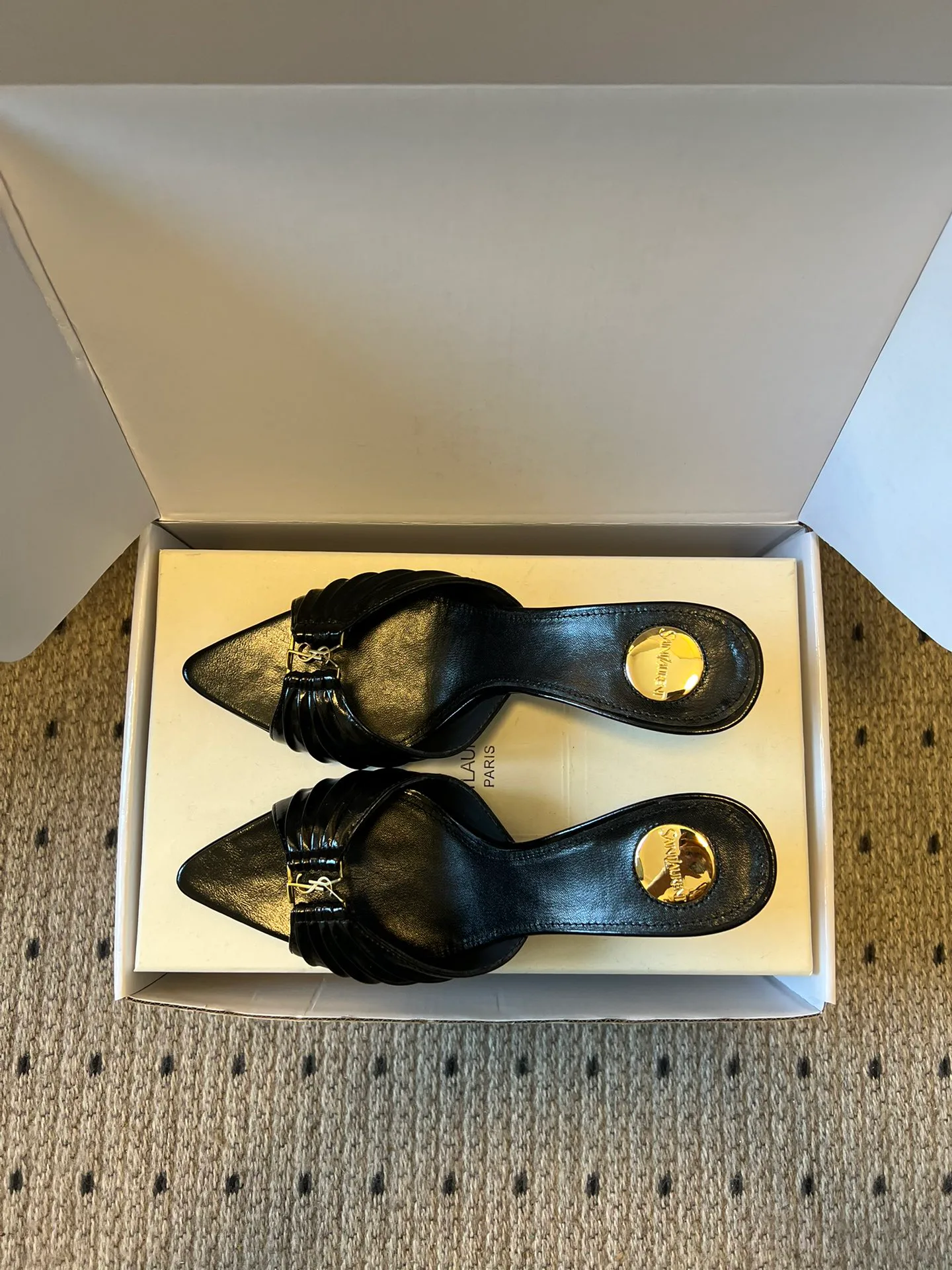 Босоножки Женские Saint Laurent 11129306