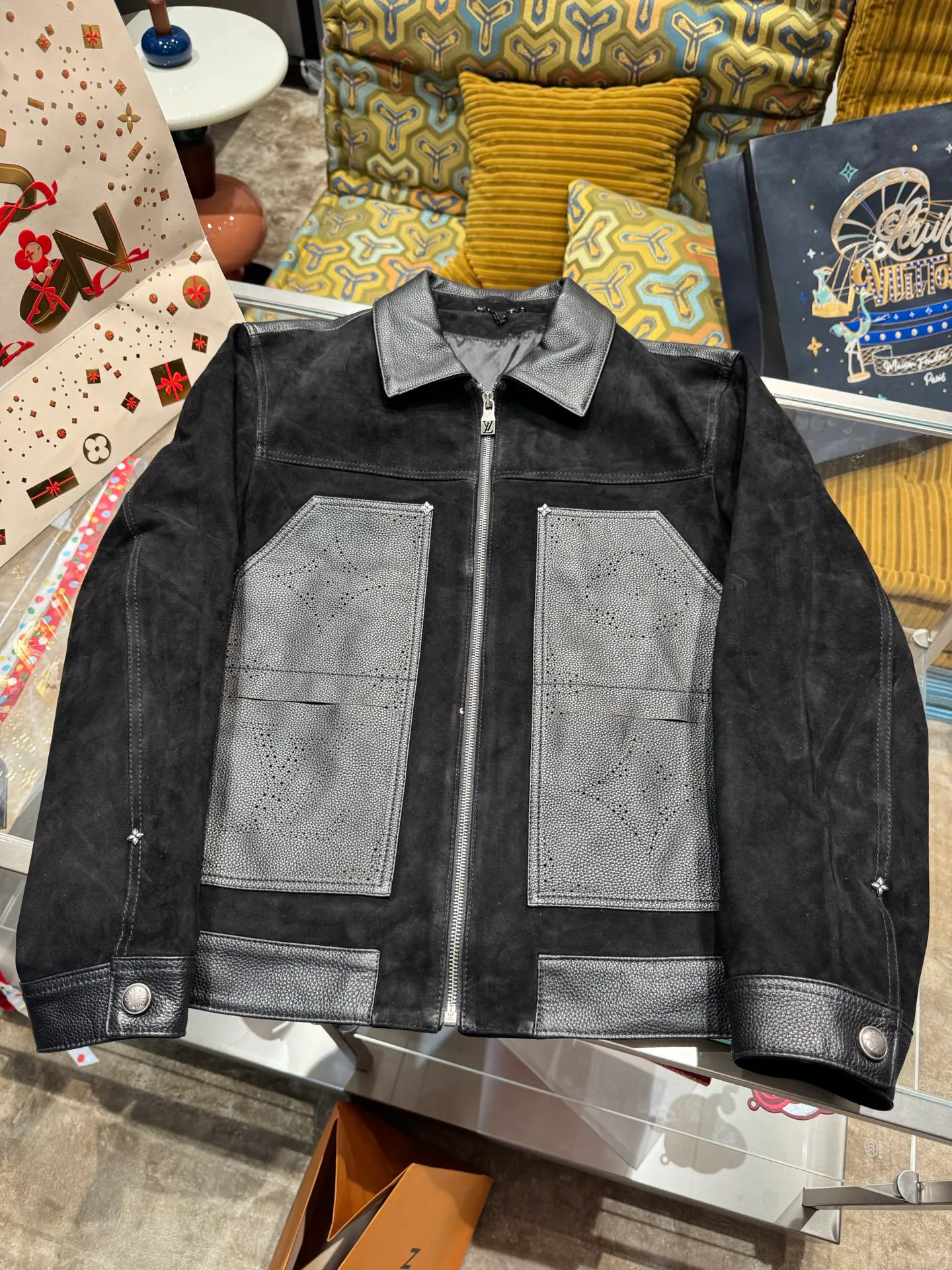 Кожаные Куртки И Дублёнки Мужские Louis Vuitton 5235540