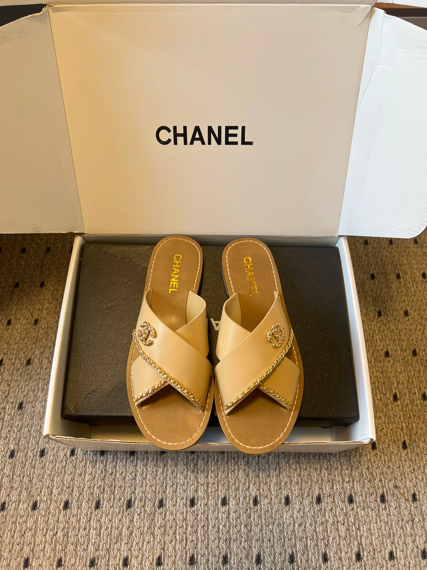 Шлепанцы Женские Chanel 1122459