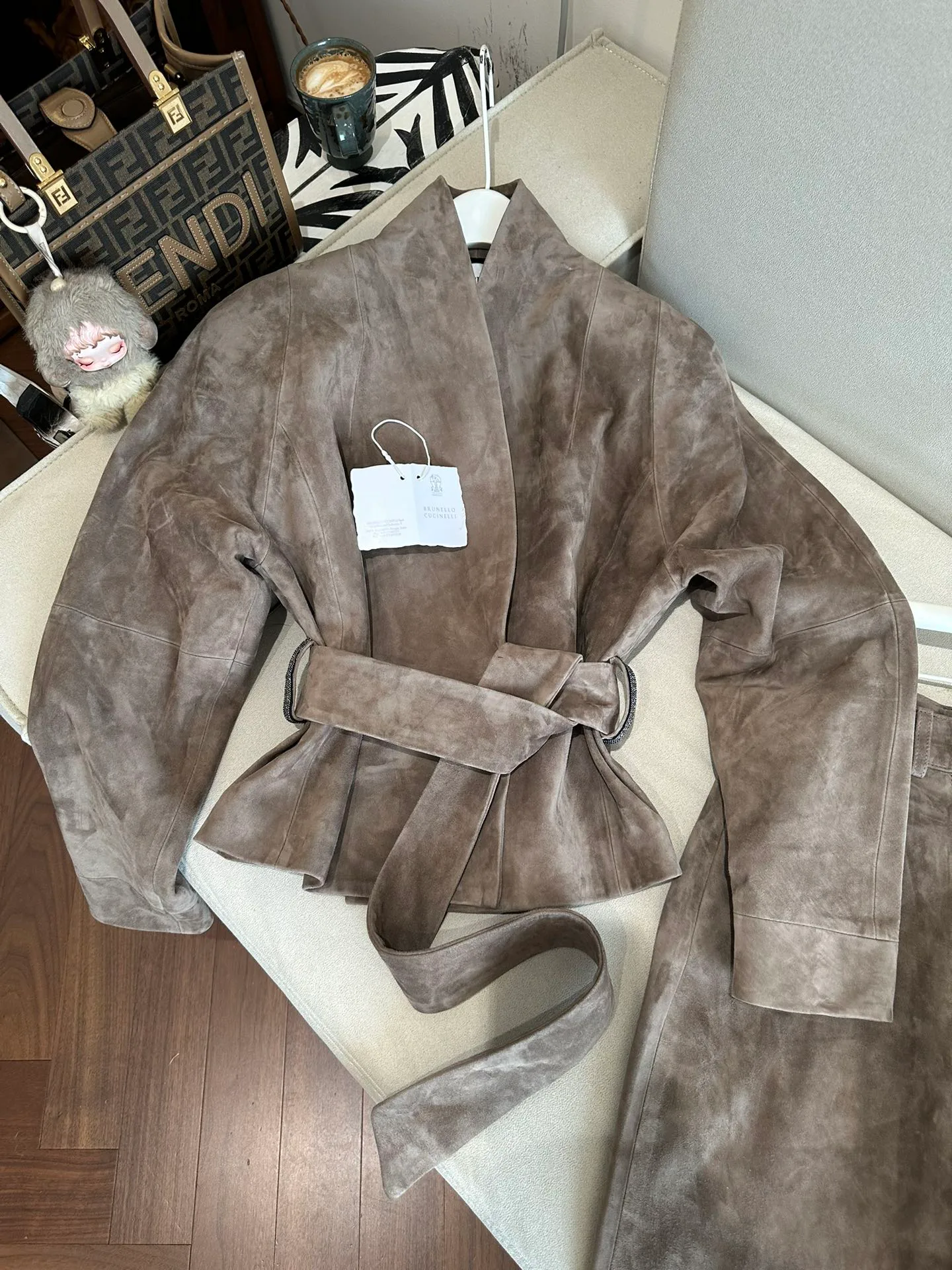 Кожаные Куртки И Дублёнки Женские Brunello Cucinelli 1626806