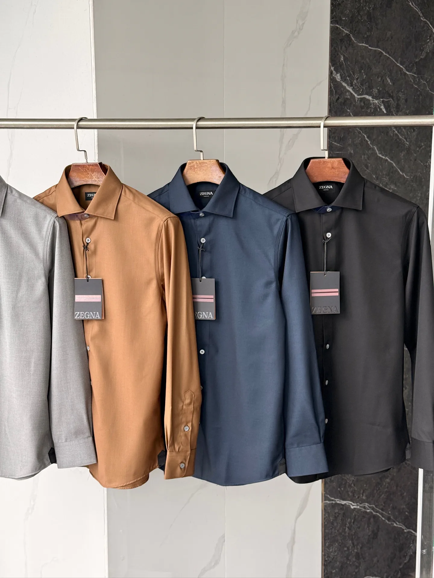 Рубашки Мужские Zegna 18711667