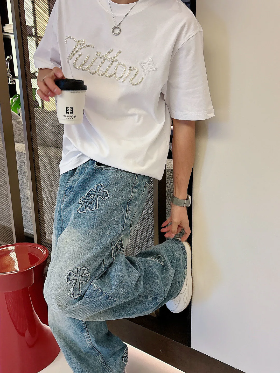 Футболки Мужские Louis Vuitton 9465241