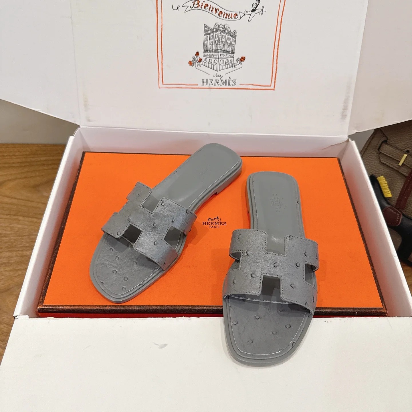Шлепанцы Женские Hermes 10813796