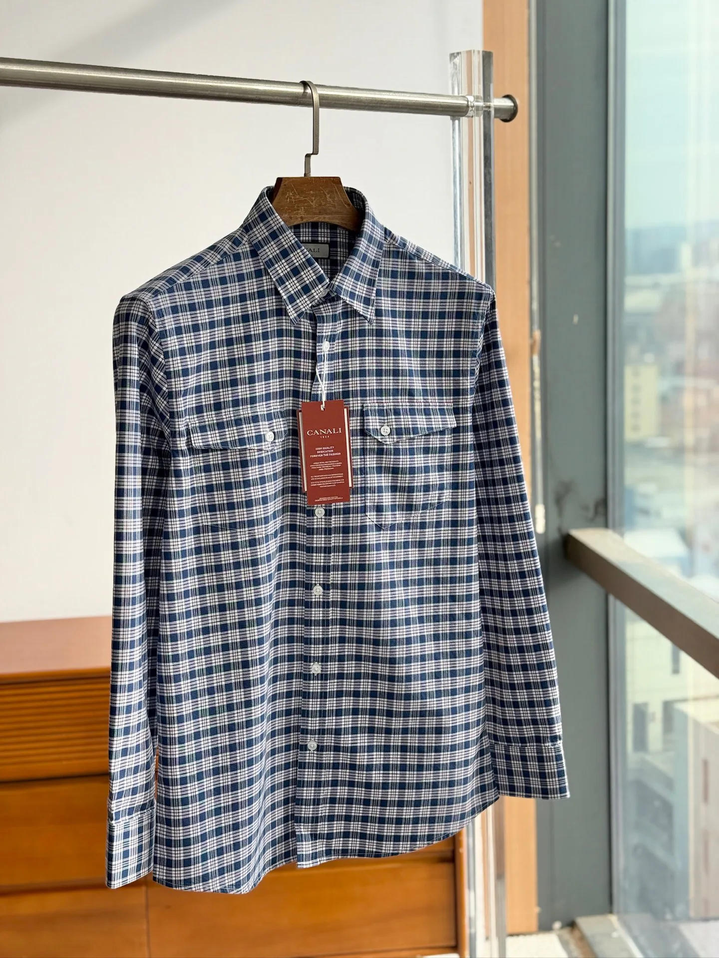 Рубашки Мужские Canali 437688