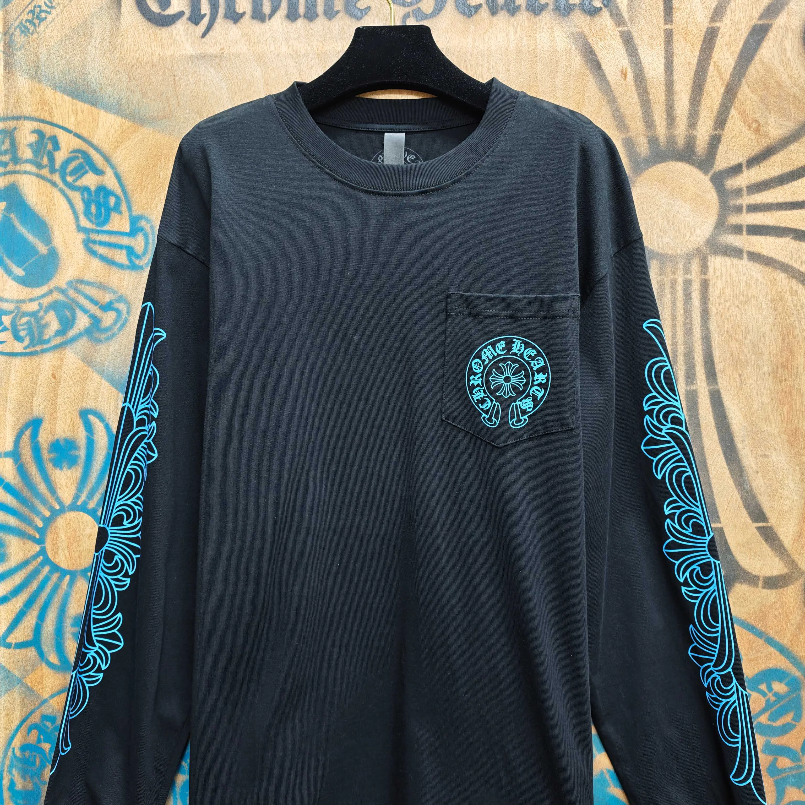 Лонгсливы Мужские Chrome Hearts 11808751