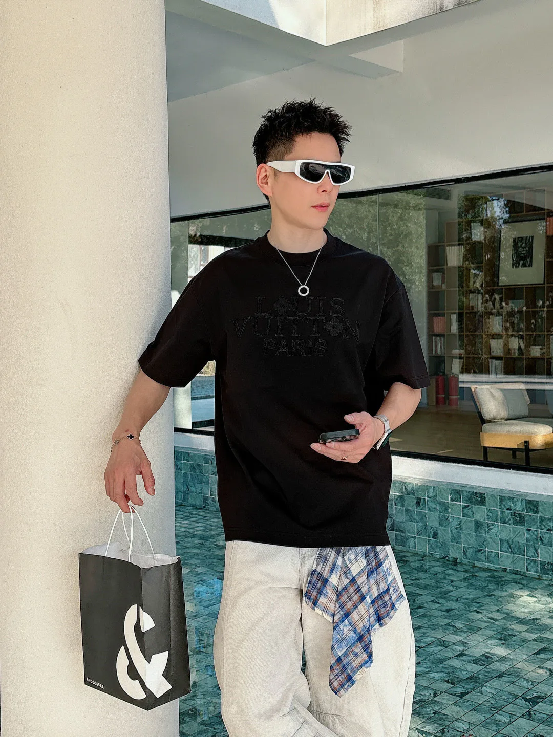 Футболки Мужские Louis Vuitton 9526545