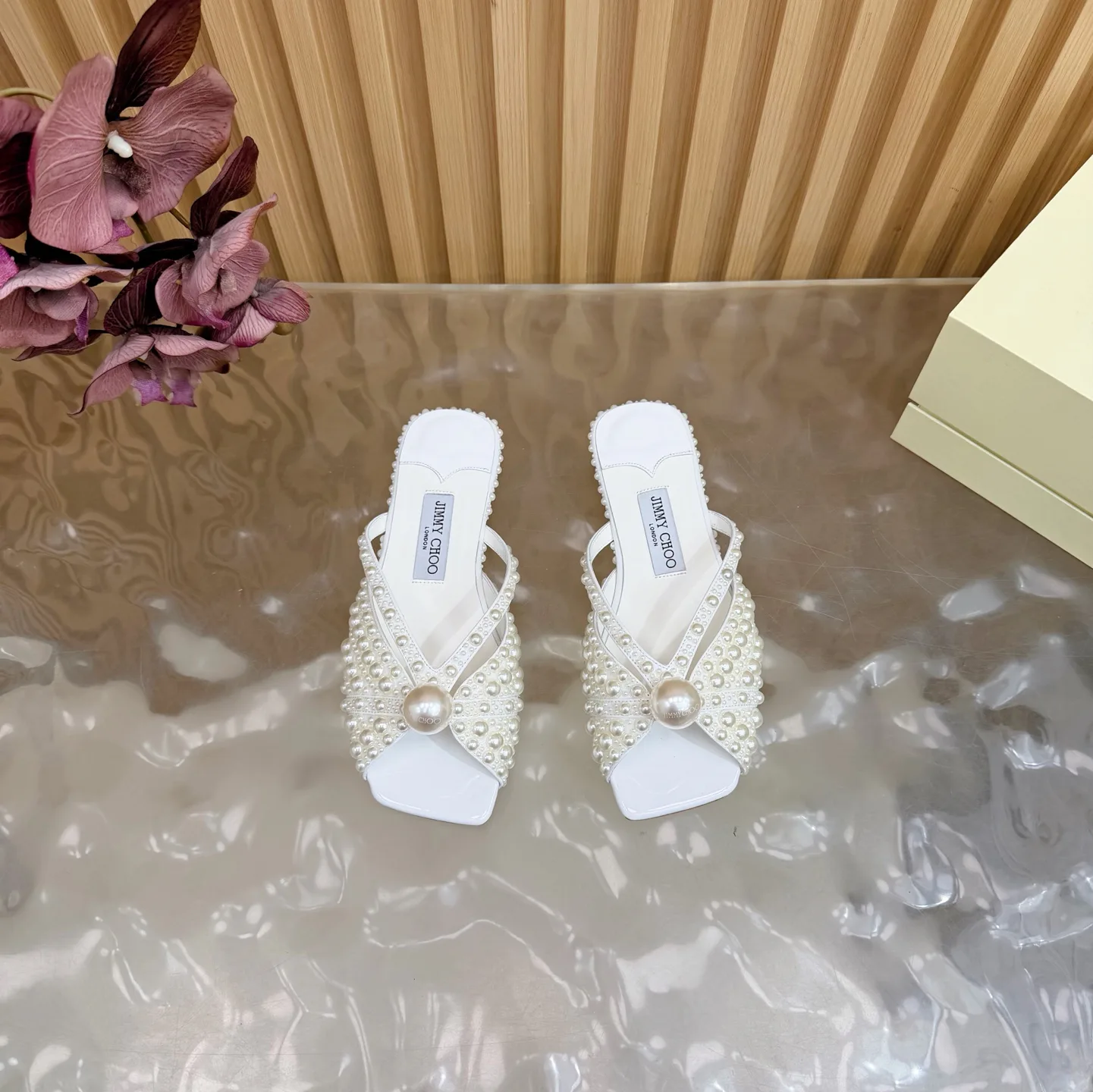 Шлепанцы Женские Jimmy Choo 629223