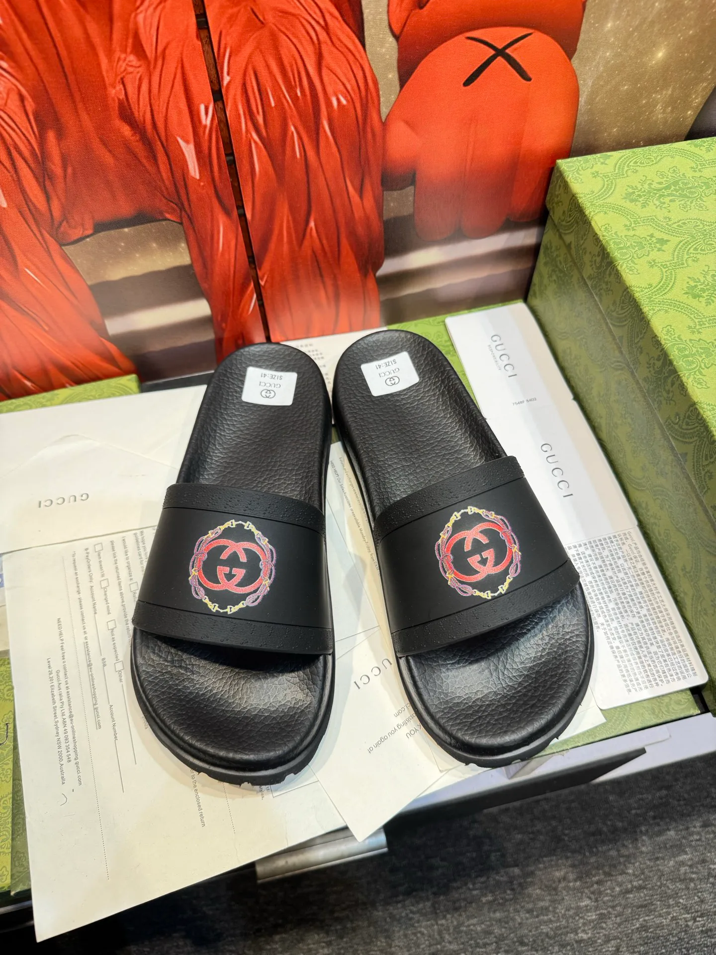 Шлепанцы Женские Gucci 10313884