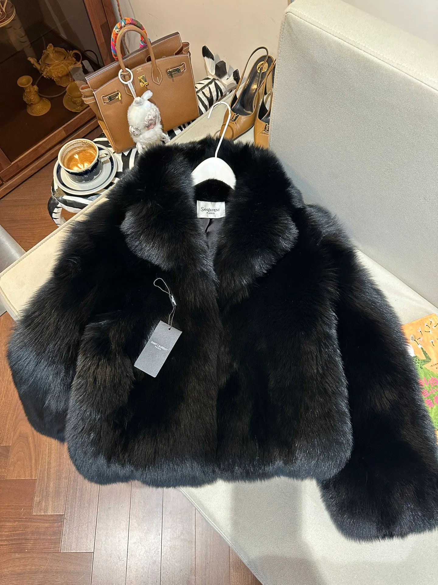 Шубы Женские Saint Laurent 18040754