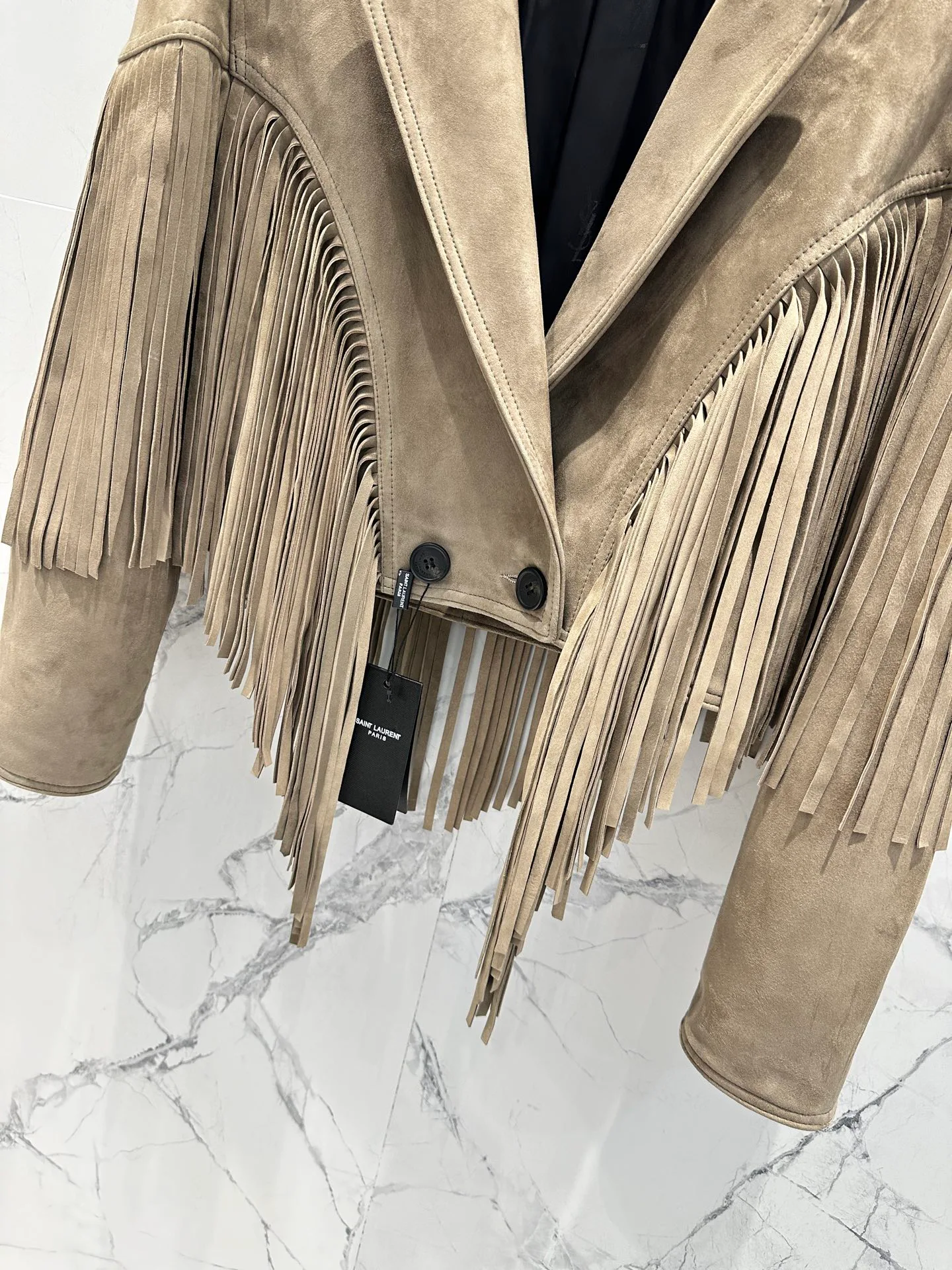 Кожаные Куртки И Дублёнки Женские Saint Laurent 12956991