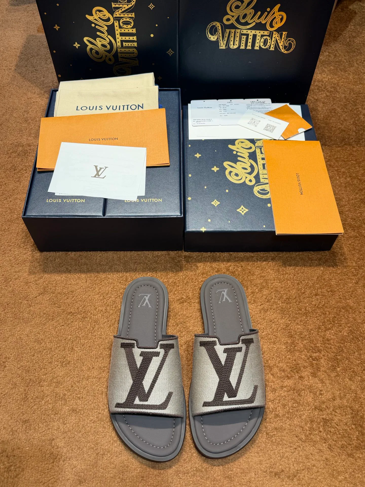 Шлепанцы Мужские Louis Vuitton 17342956