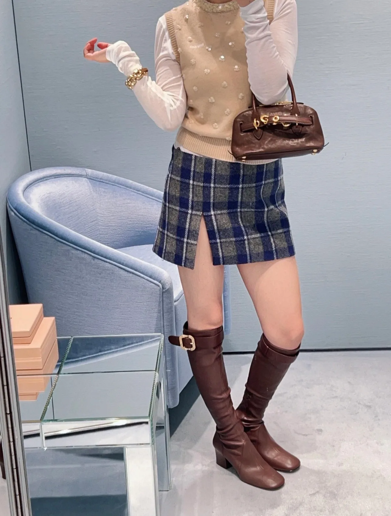 Юбки Женские Miu Miu 656531