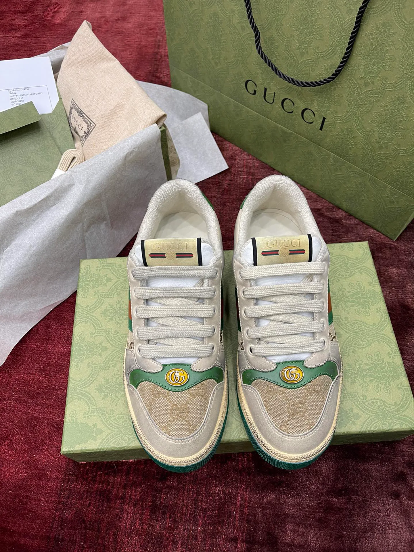 Кроссовки Женские Gucci 18995267