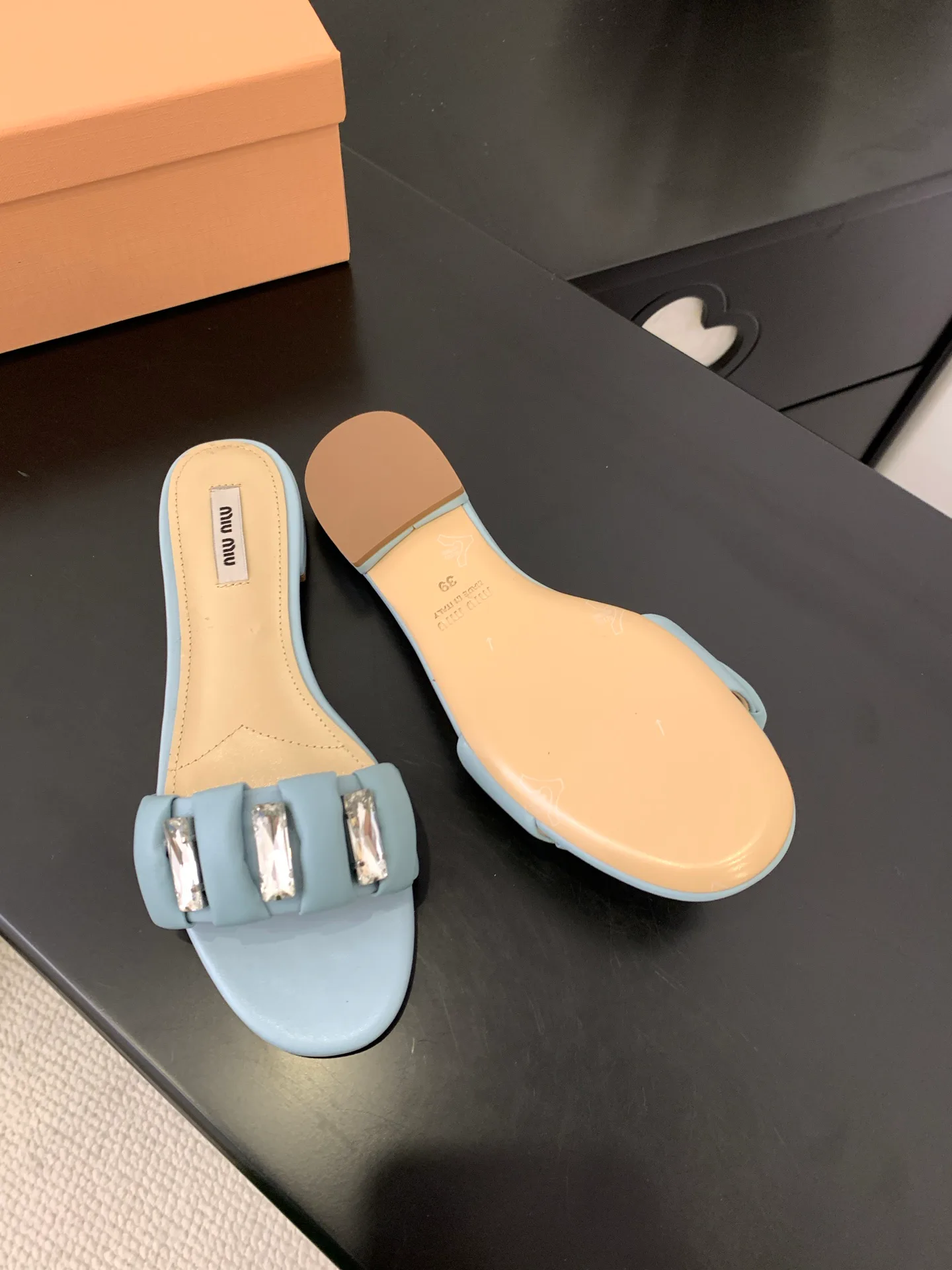 Шлепанцы Женские Miu Miu 31100