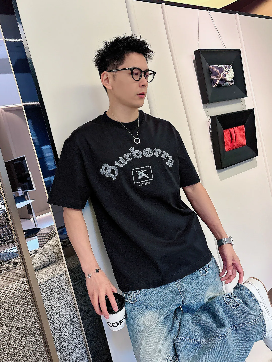 Футболки Мужские Burberry 9465290