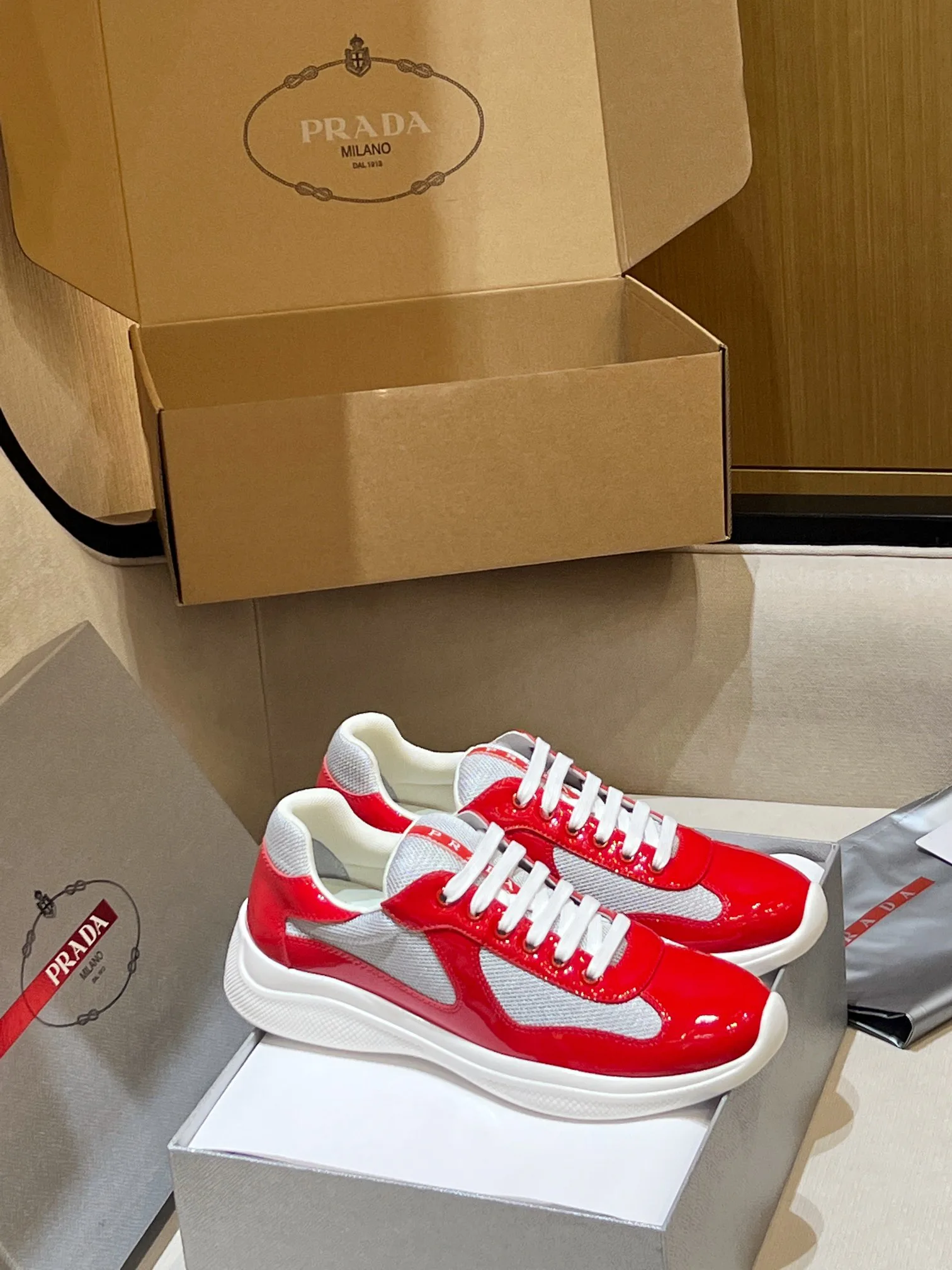 Кроссовки Мужские Prada 16788