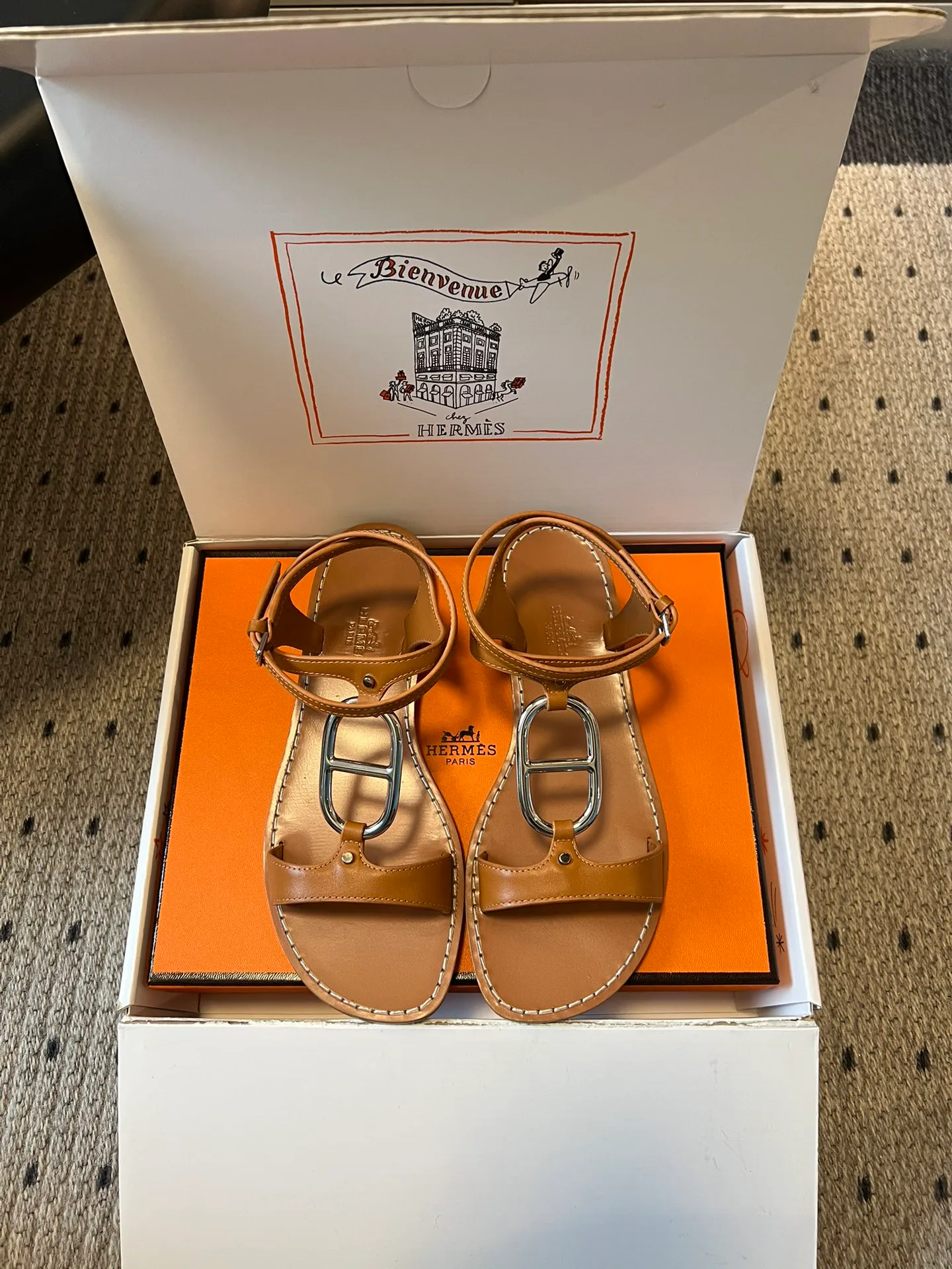 Босоножки Женские Hermes 10209499