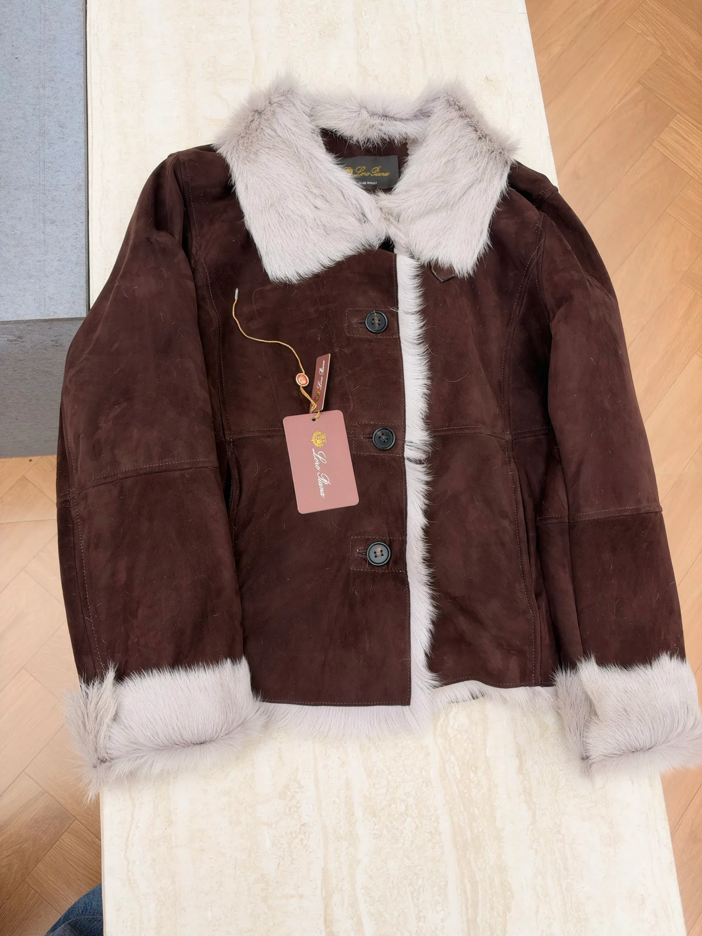 Кожаные Куртки И Дублёнки Женские Loro Piana 19407137