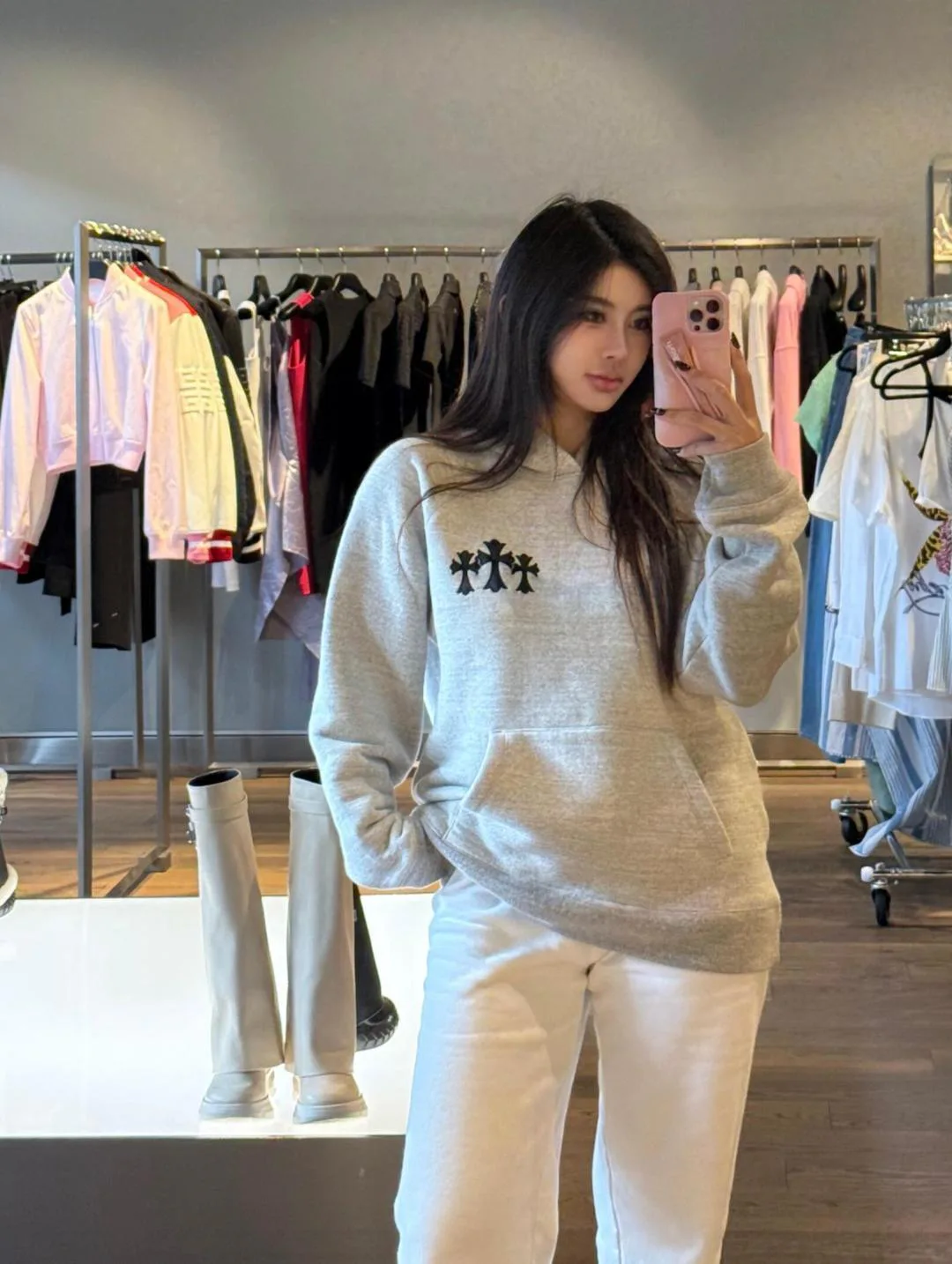 Свитшоты И Худи Мужские Chrome Hearts 10216566