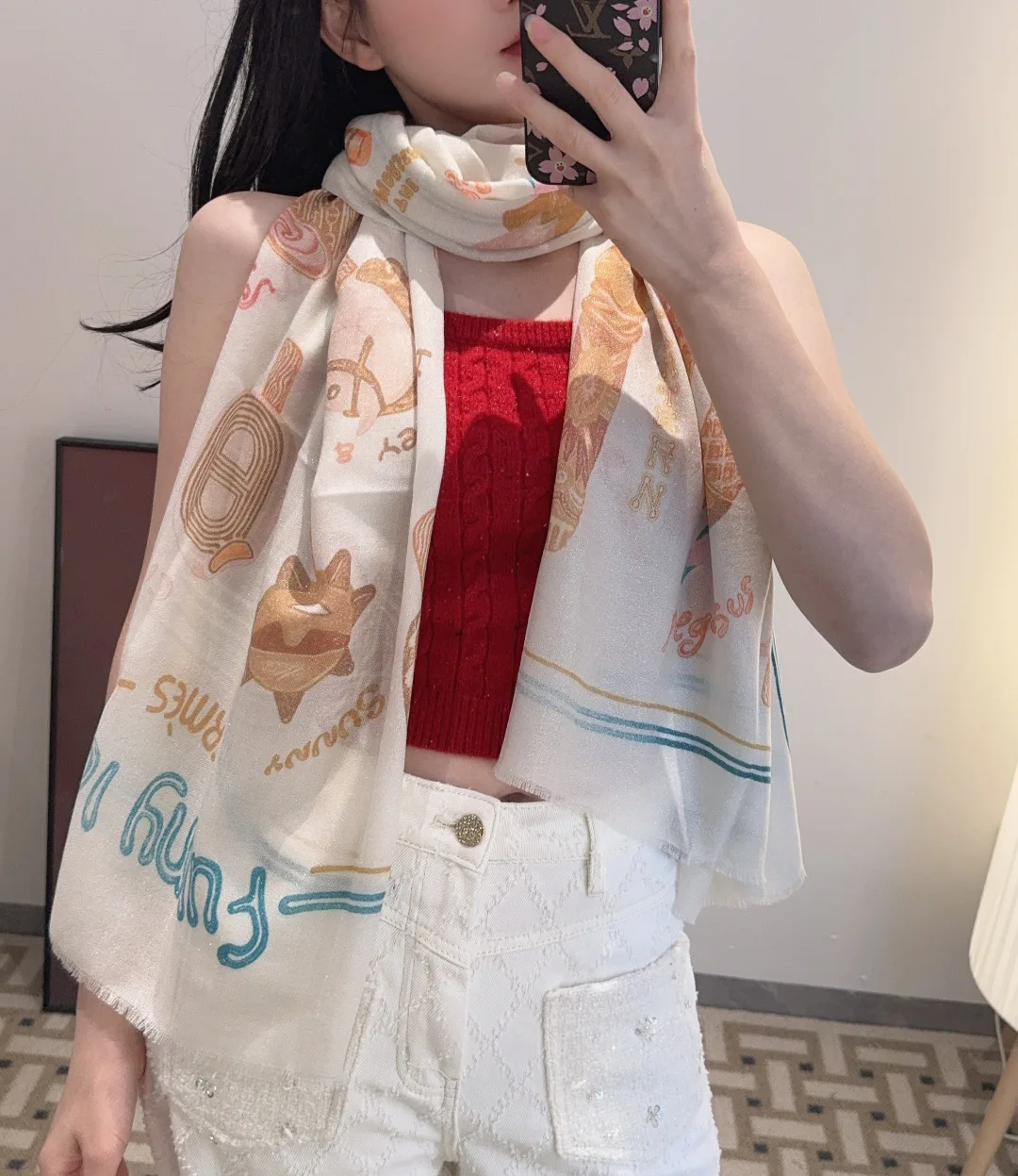 Шарфы Louis Vuitton 438478