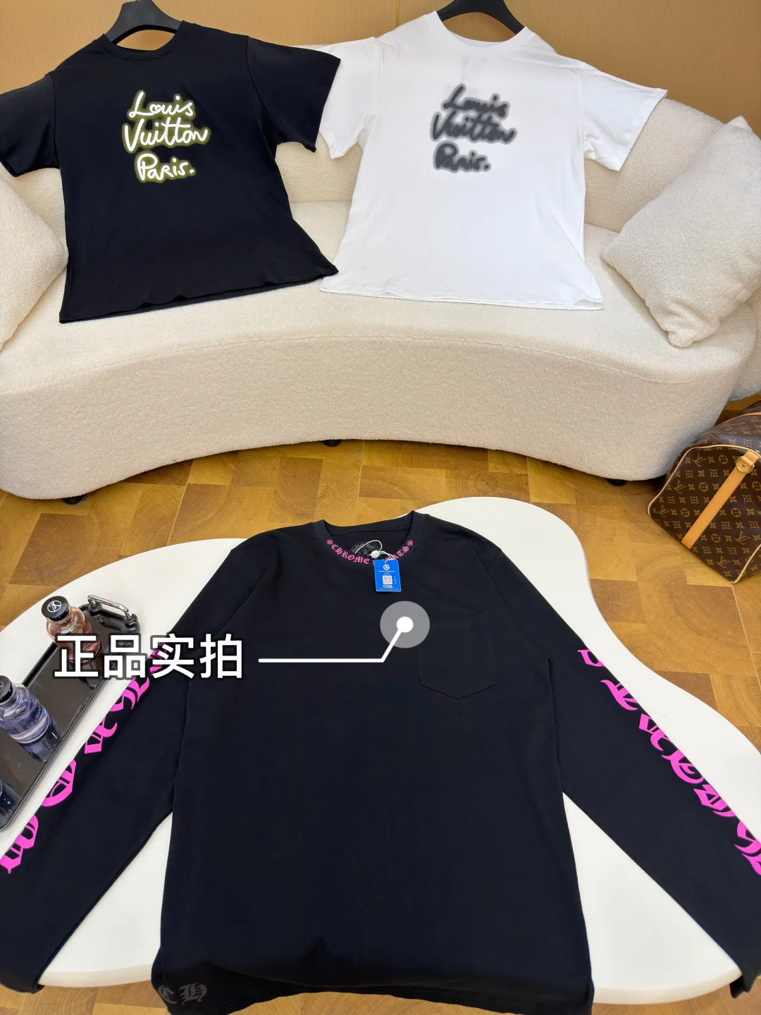 Лонгсливы Мужские Chrome Hearts 11399351