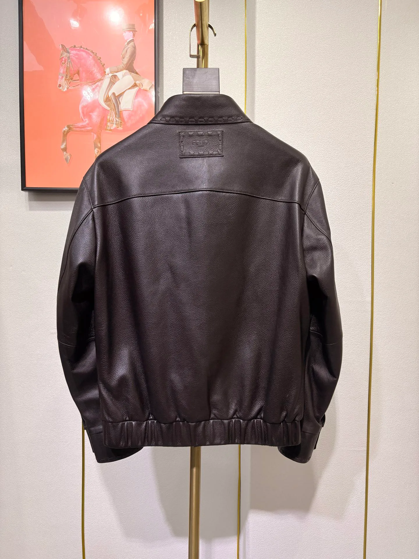 Кожаные Куртки И Дублёнки Мужские Fendi 5405398