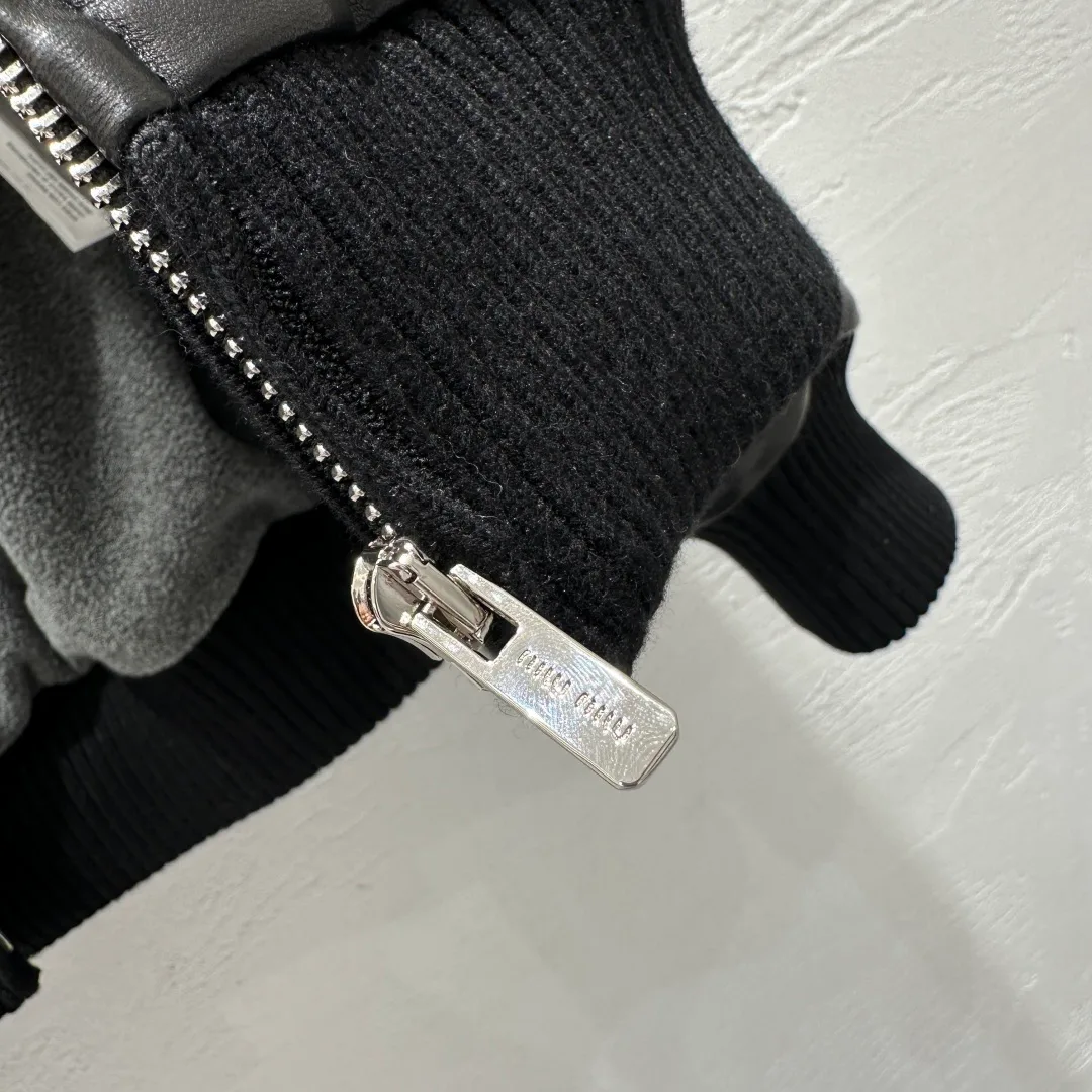 Кожаные Куртки И Дублёнки Женские Miu Miu 10387465