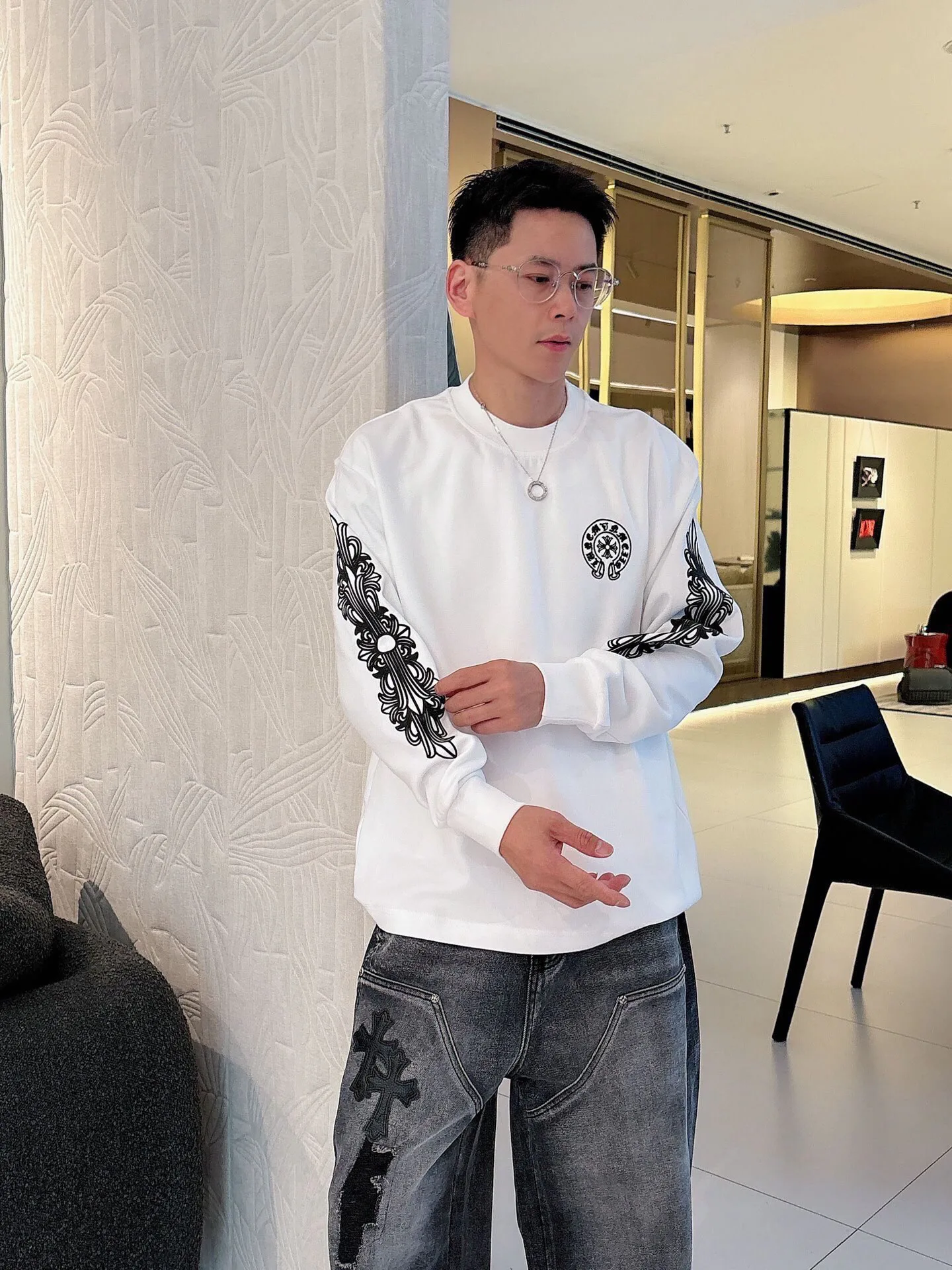 Свитшоты И Худи Мужские Chrome Hearts 2237992